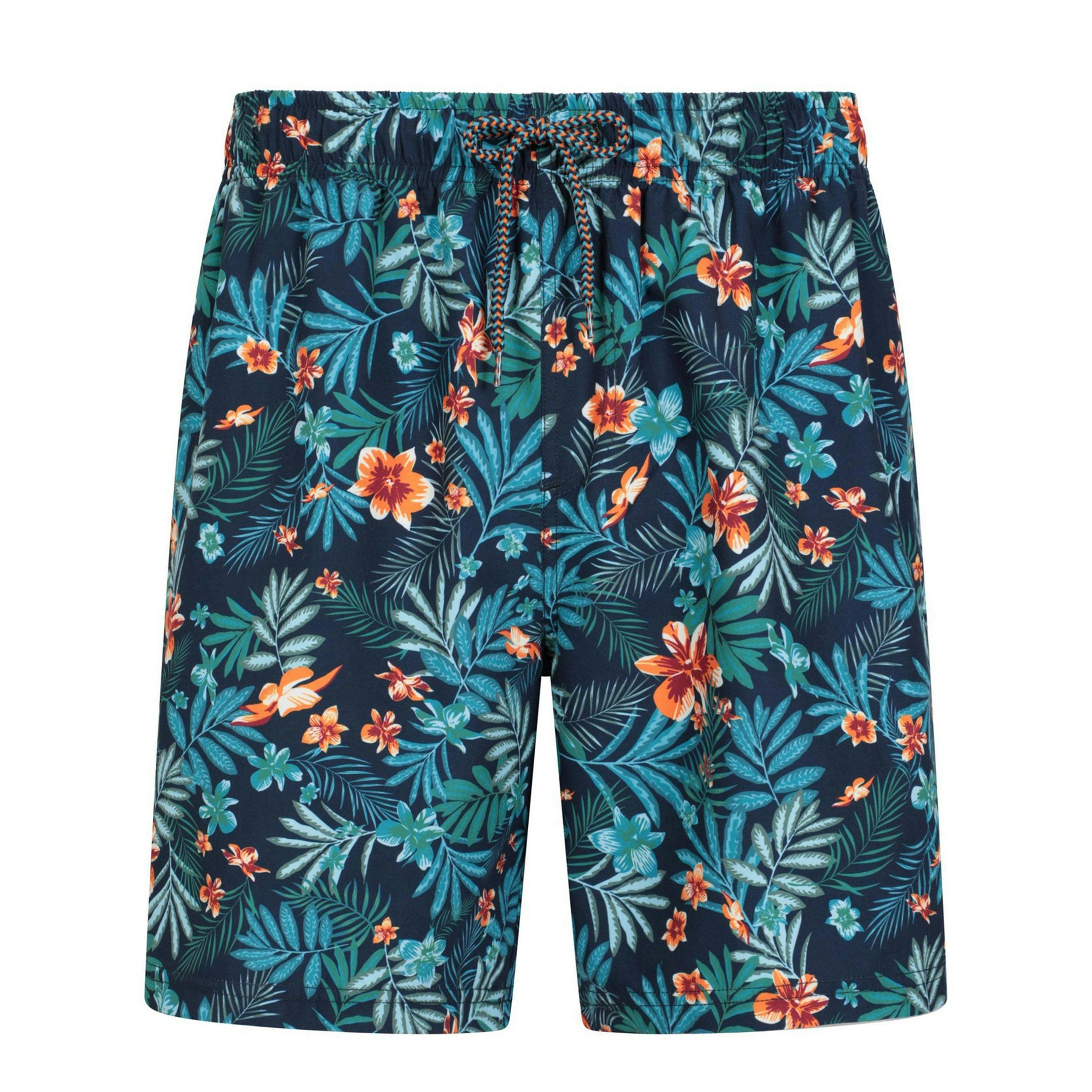 Mountain Warehouse Mens Aruba Floral Swim Shorts , view 1 of 4