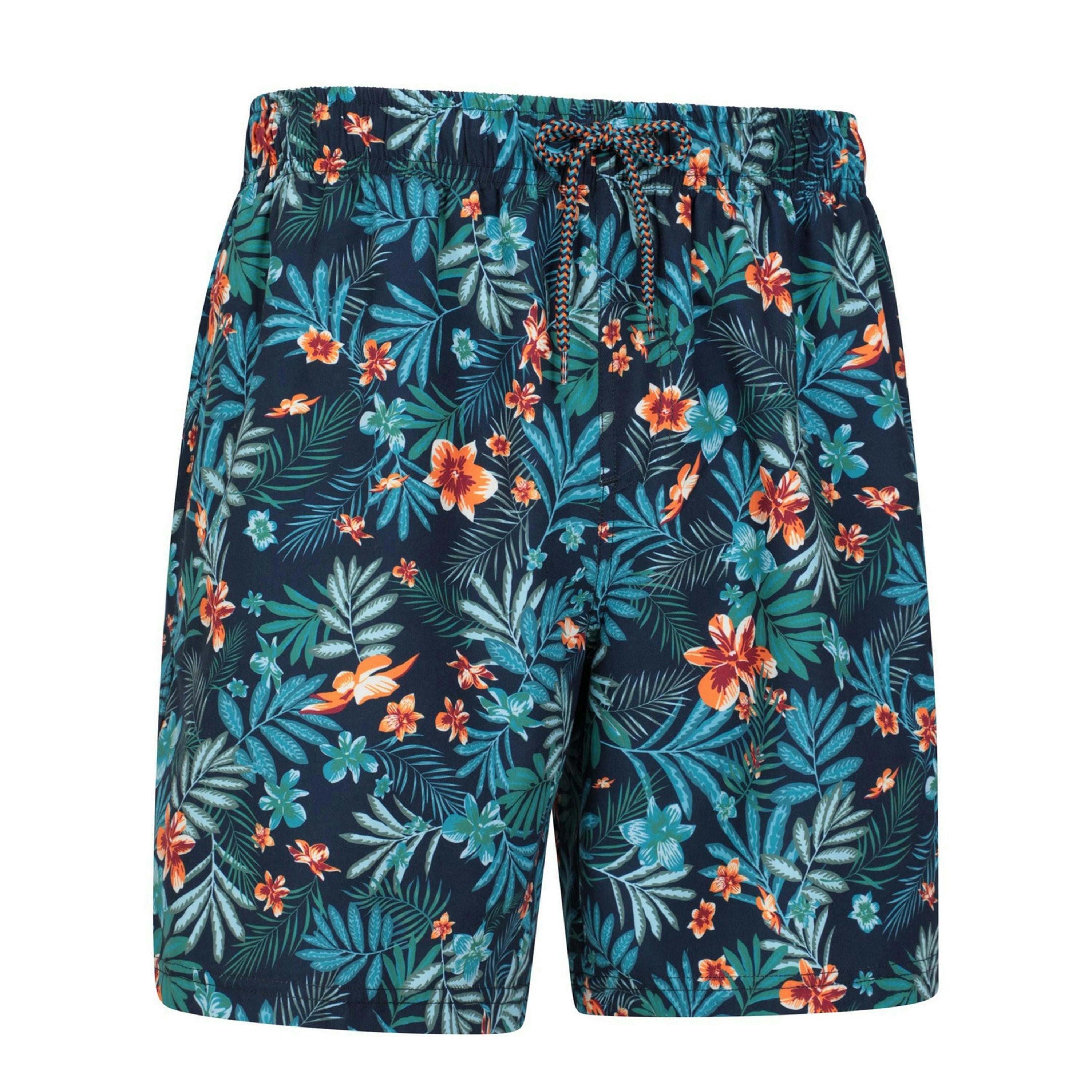 Mountain Warehouse Mens Aruba Floral Swim Shorts , view 3 of 4