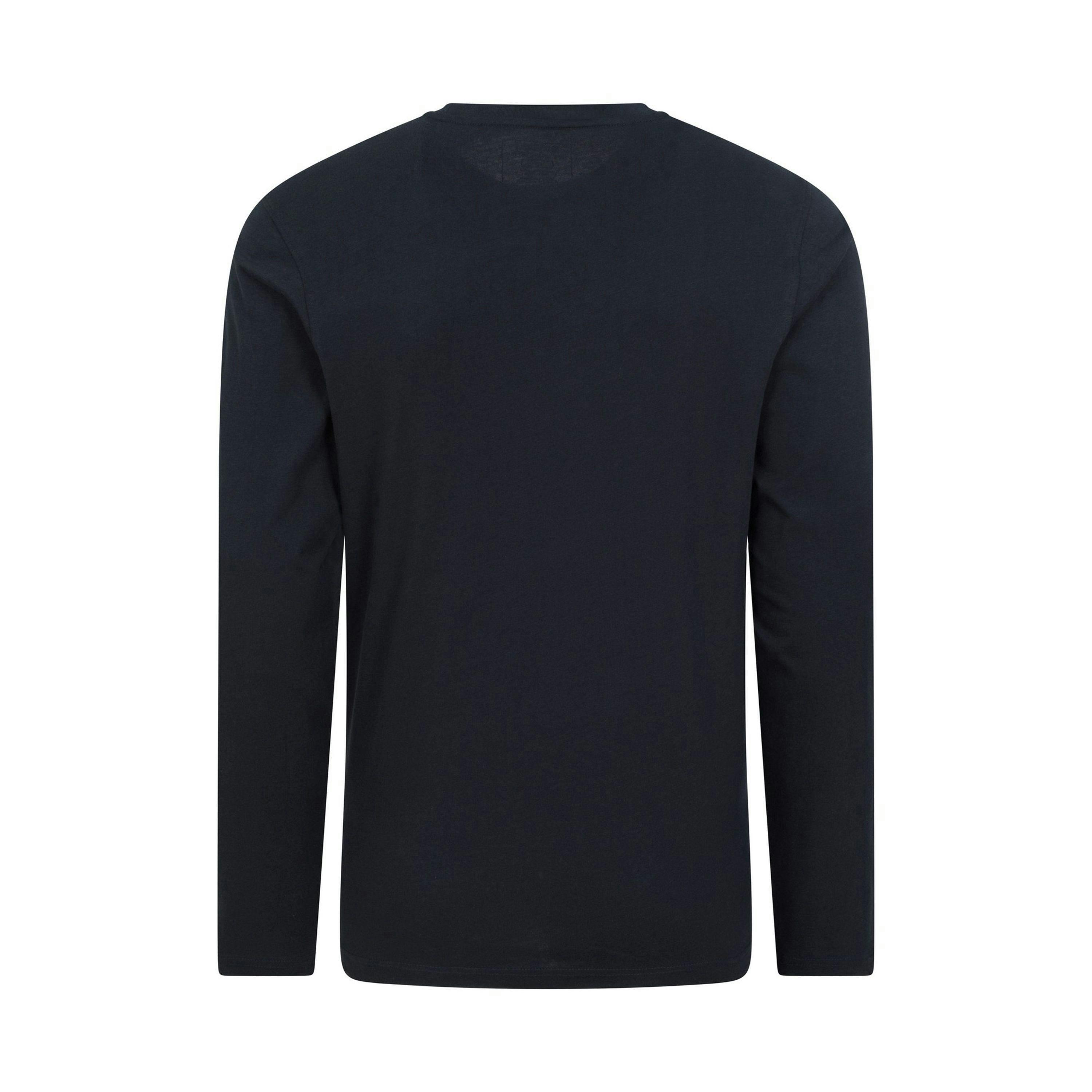 Mountain Warehouse Mens Badge Organic Long-Sleeved Top , view 2 of 4