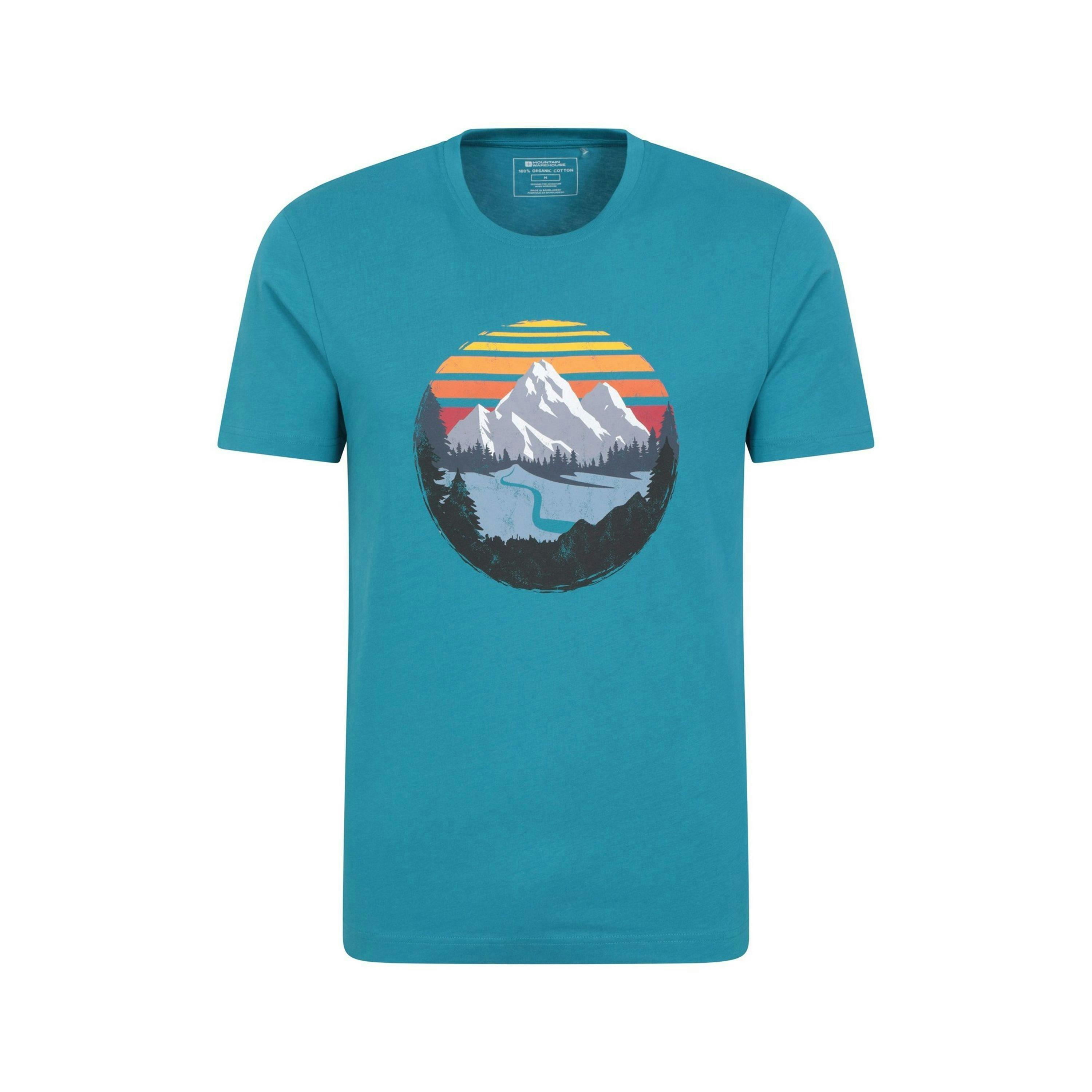 Mountain Warehouse Mens Take A Hike Organic T-Shirt , view 1 of 4