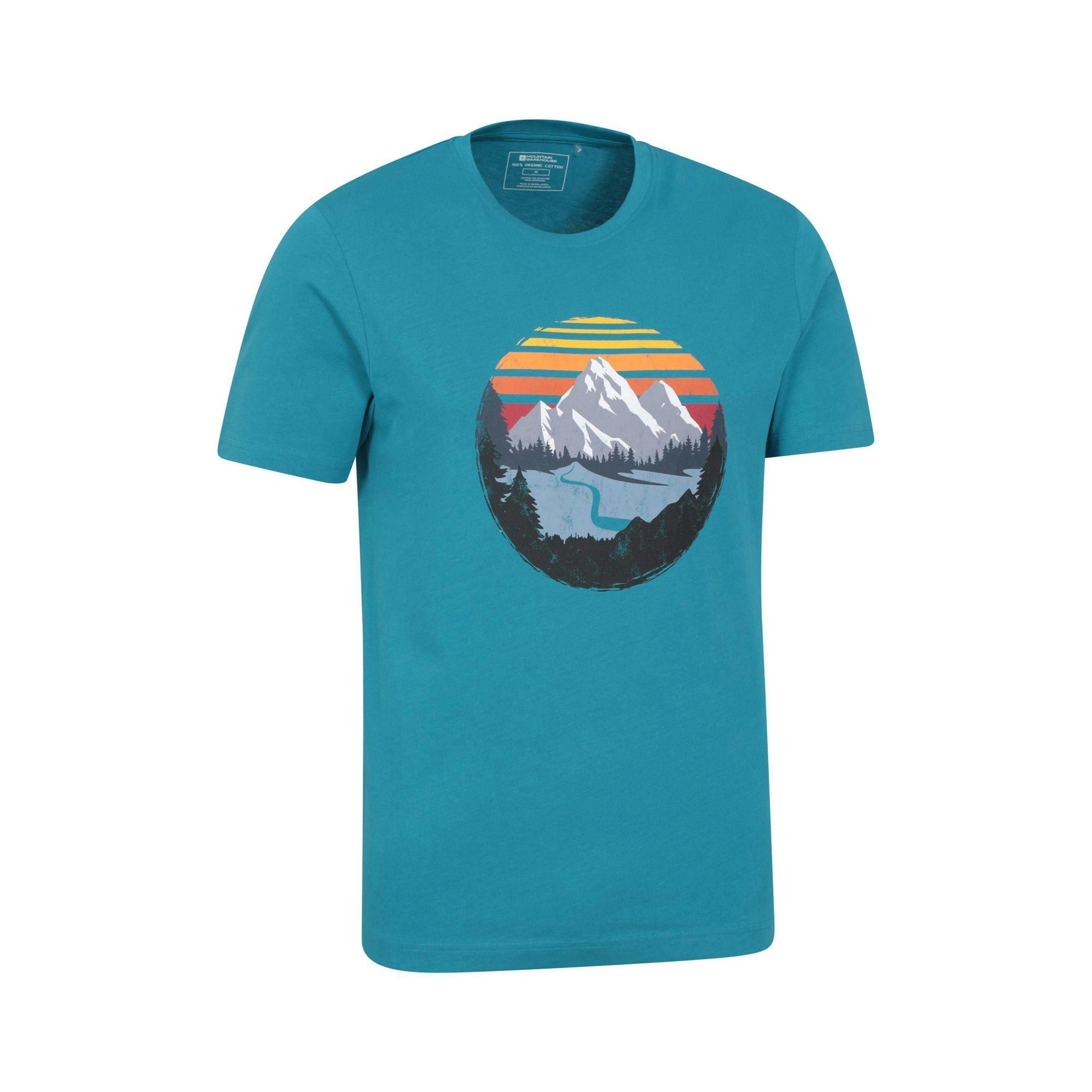 Mountain Warehouse Mens Take A Hike Organic T-Shirt , view 3 of 4