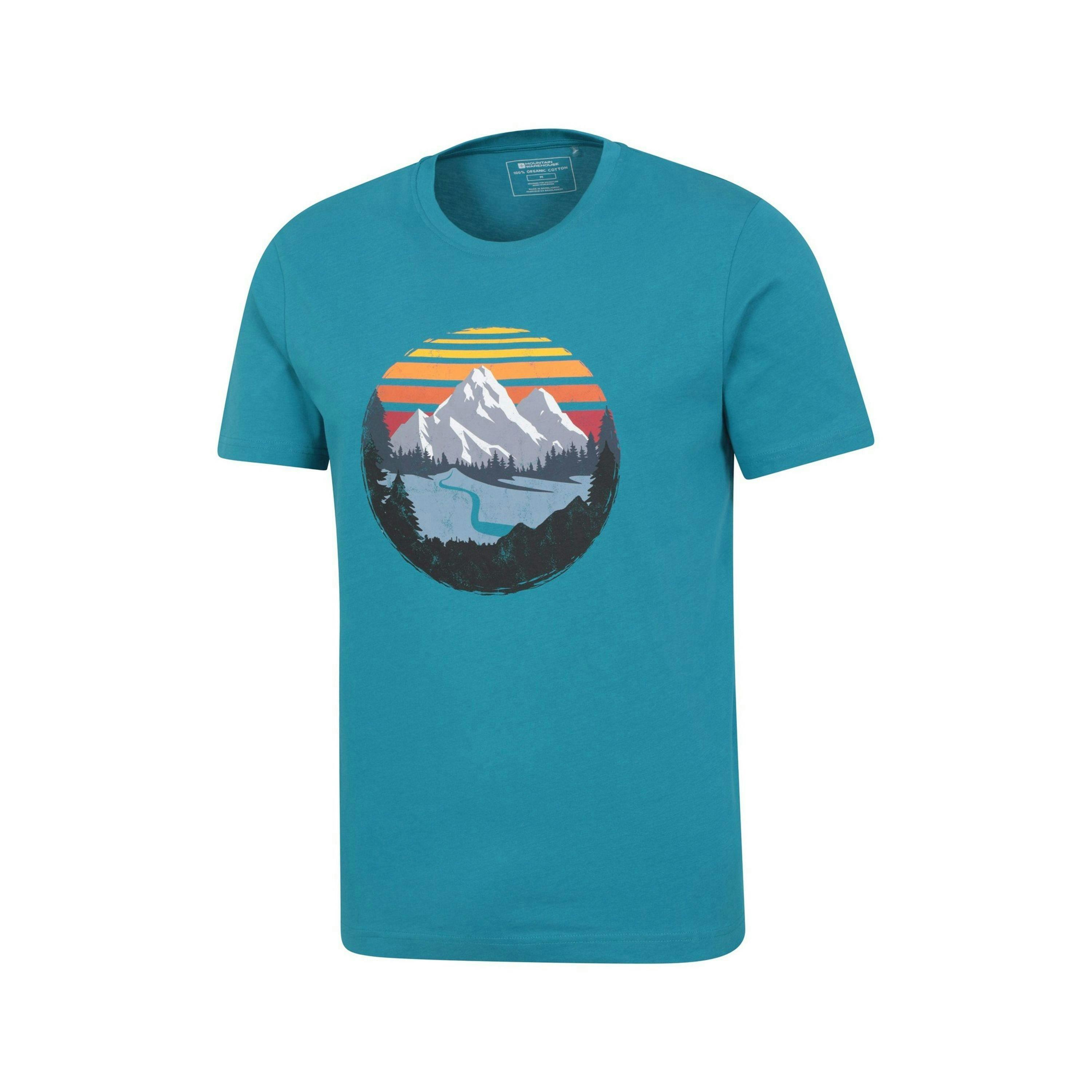 Mountain Warehouse Mens Take A Hike Organic T-Shirt , view 4 of 4
