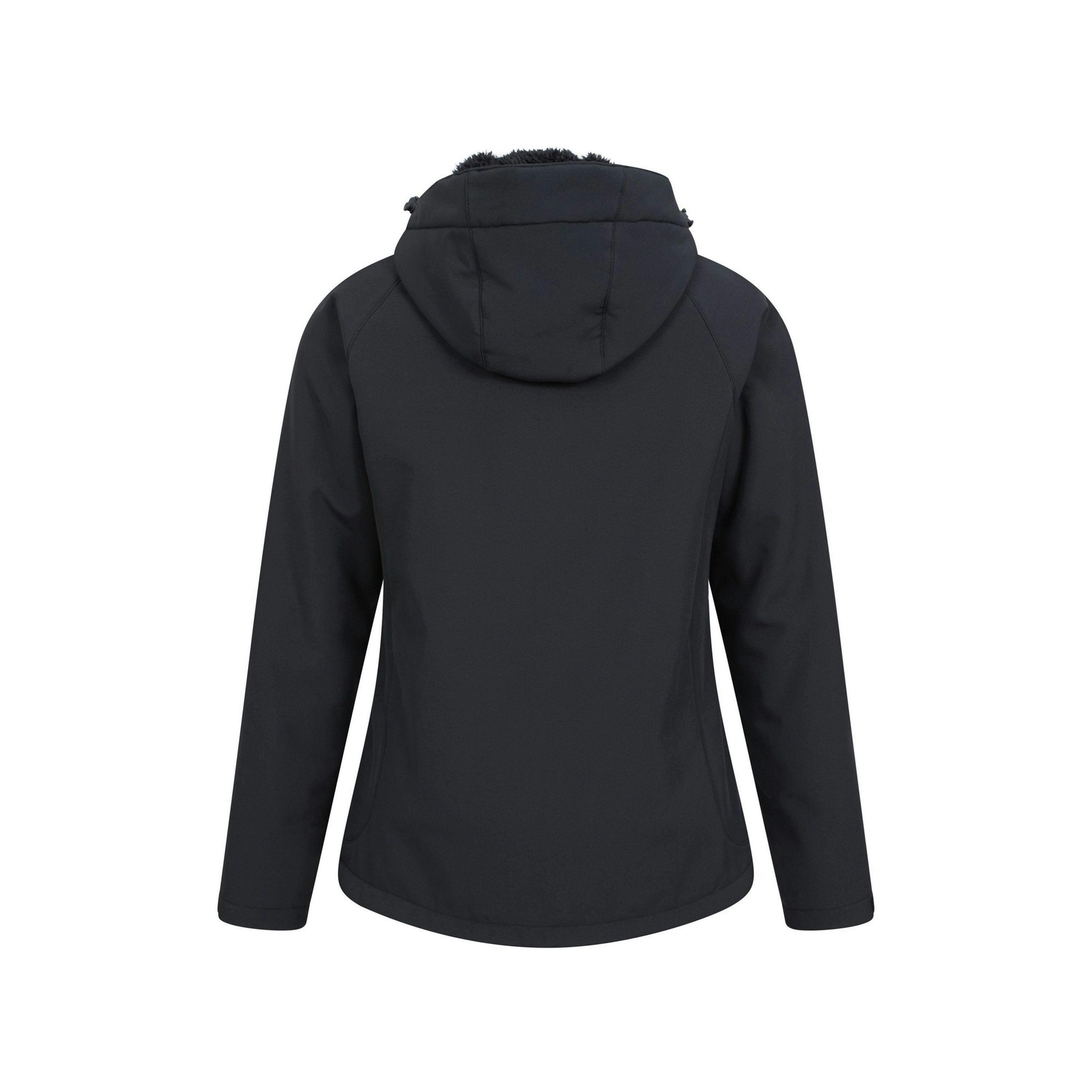 Mountain Warehouse Womens/Ladies Arctic Faux Fur Lined Water Resistant Soft Shell Jacket , view 2 of 4