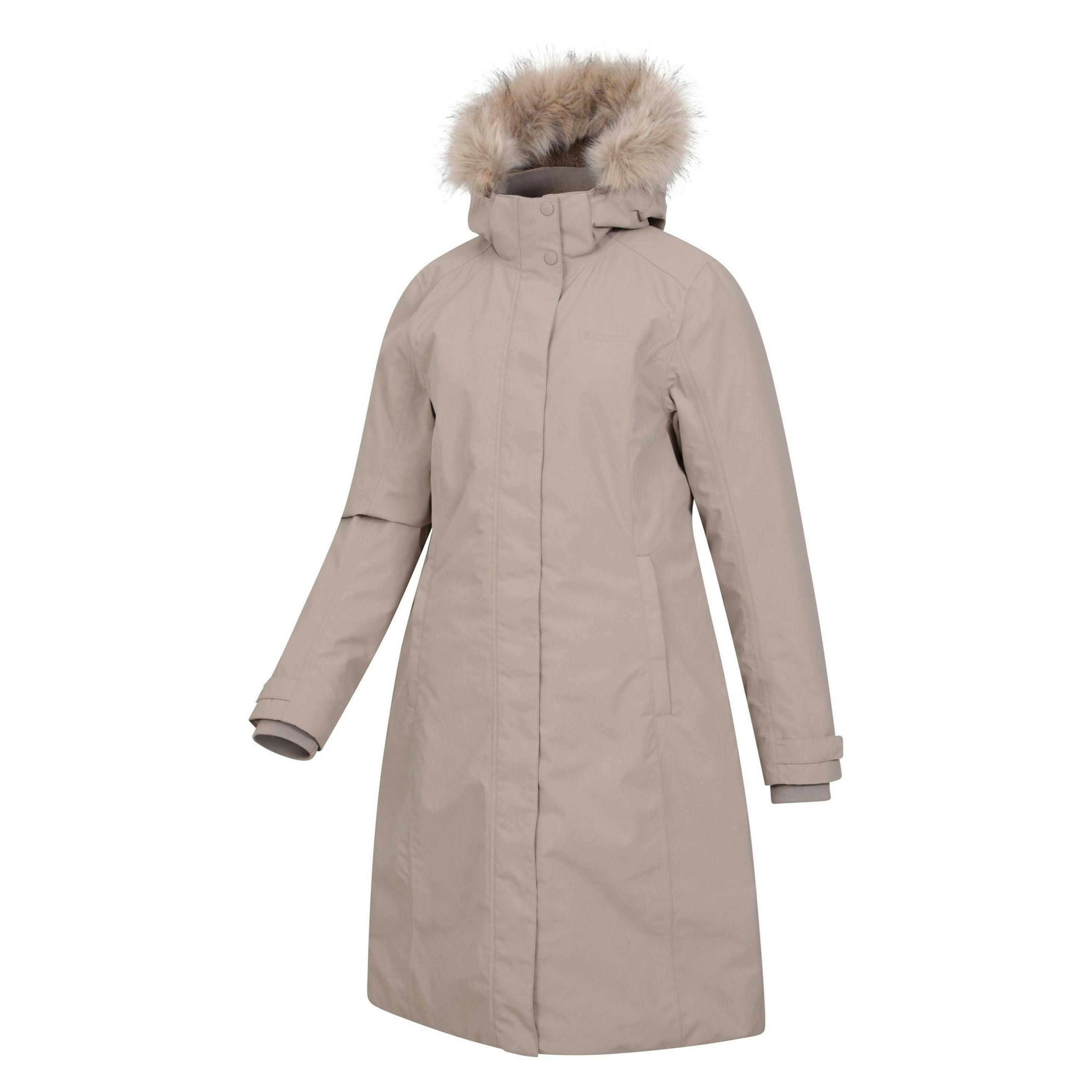 Mountain Warehouse Womens/Ladies Meadow Borg Lined Waterproof Padded Jacket , view 3 of 4