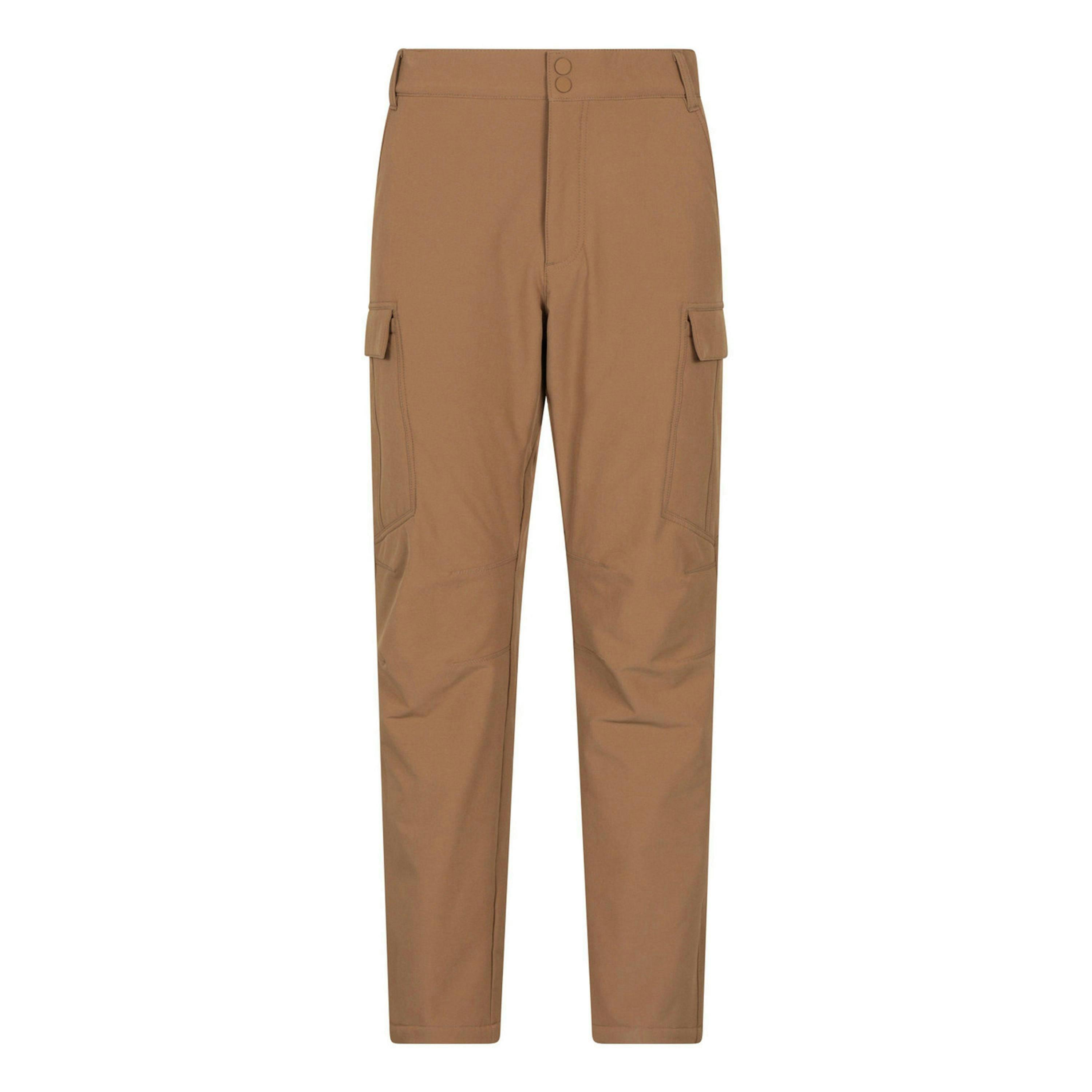 Mountain Warehouse Mens Beacon Softshell Fleece Lined Trousers , view 1 of 4