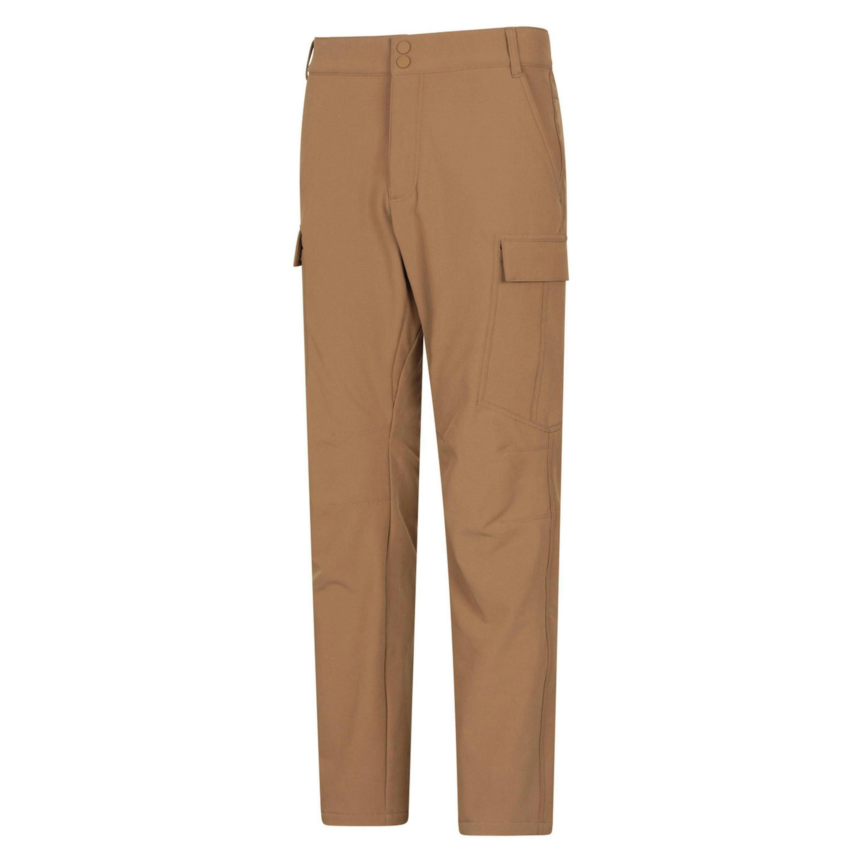 Mountain Warehouse Mens Beacon Softshell Fleece Lined Trousers , view 3 of 4