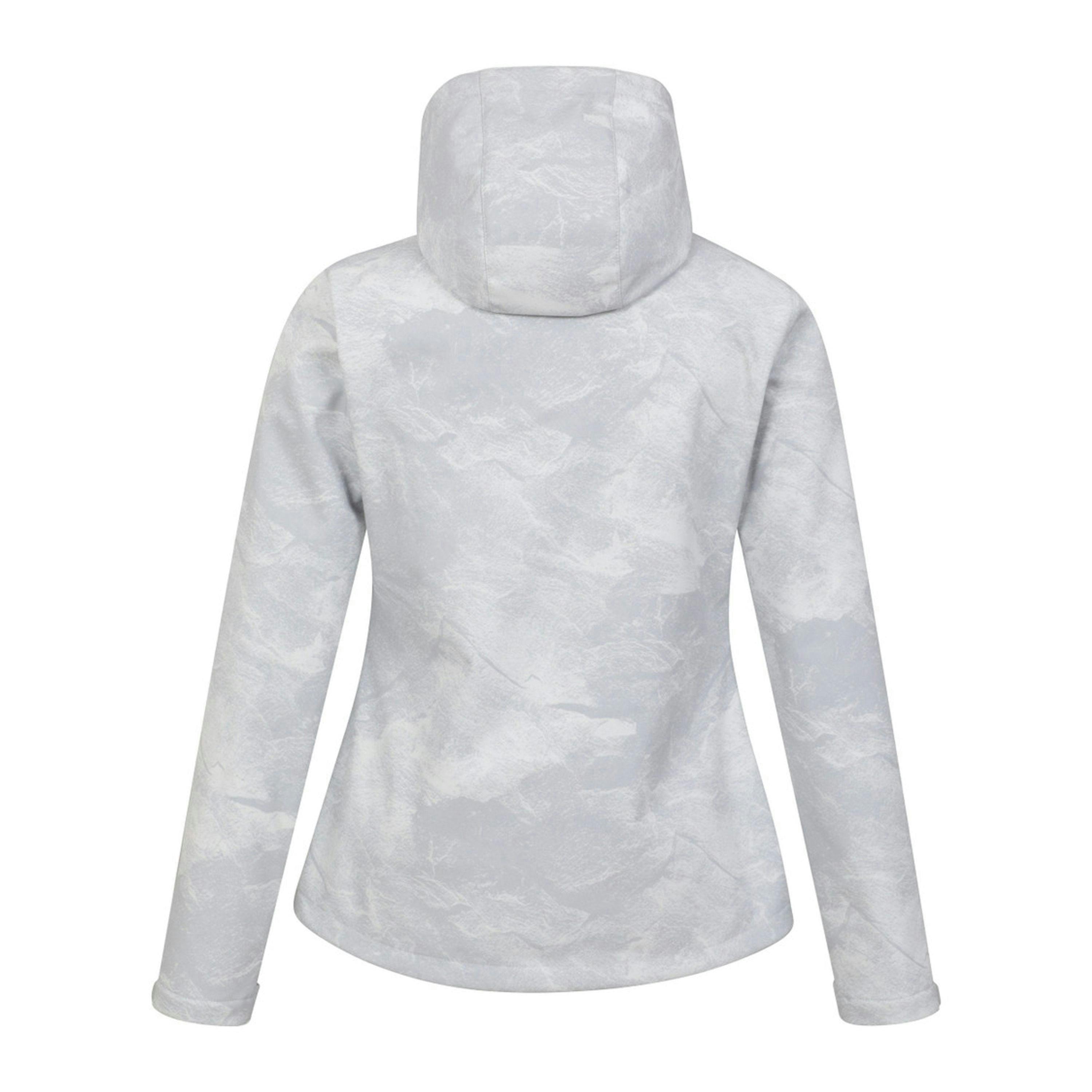 Mountain Warehouse Womens/Ladies Exodus Printed Water Resistant Soft Shell Jacket , view 3 of 5