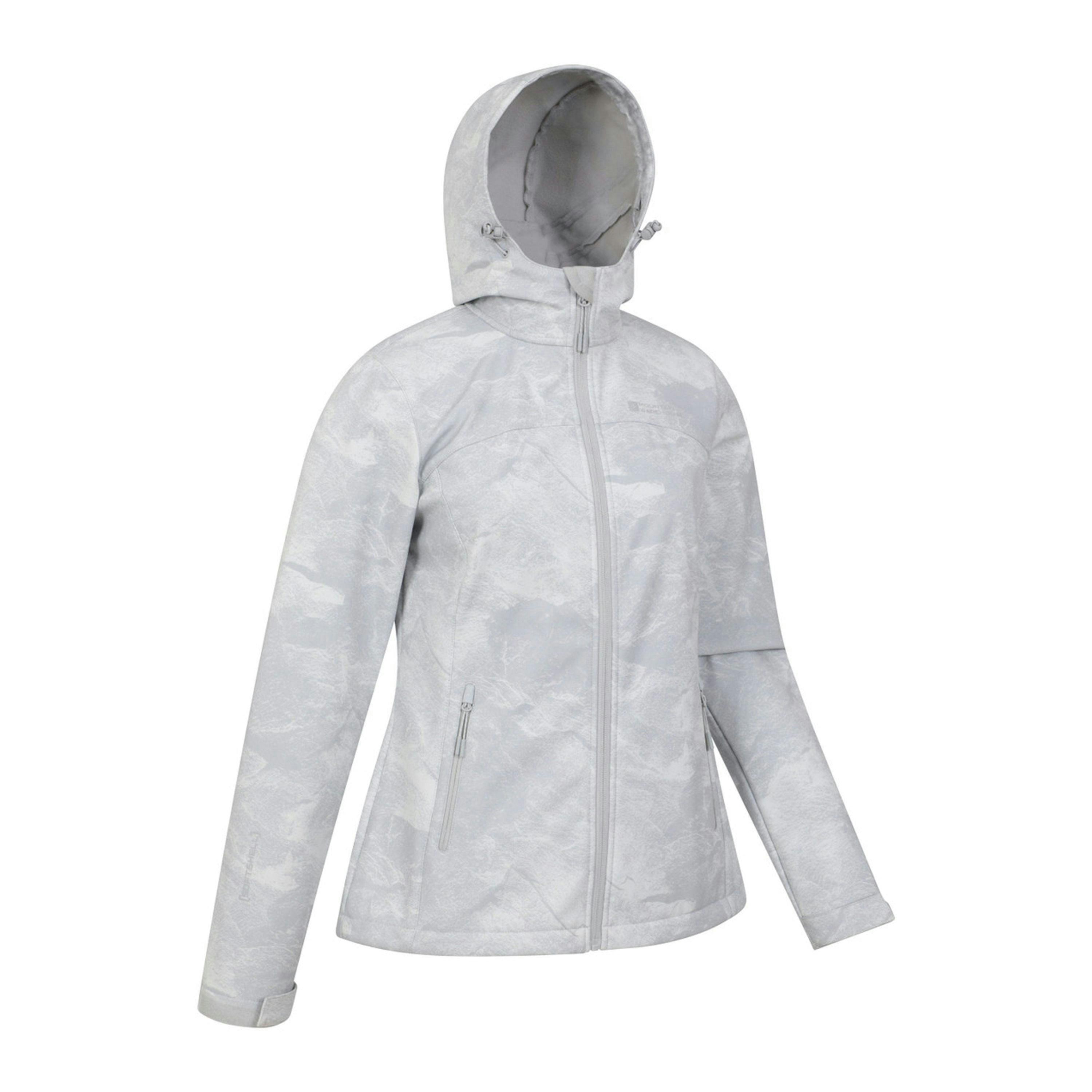 Mountain Warehouse Womens/Ladies Exodus Printed Water Resistant Soft Shell Jacket , view 5 of 5