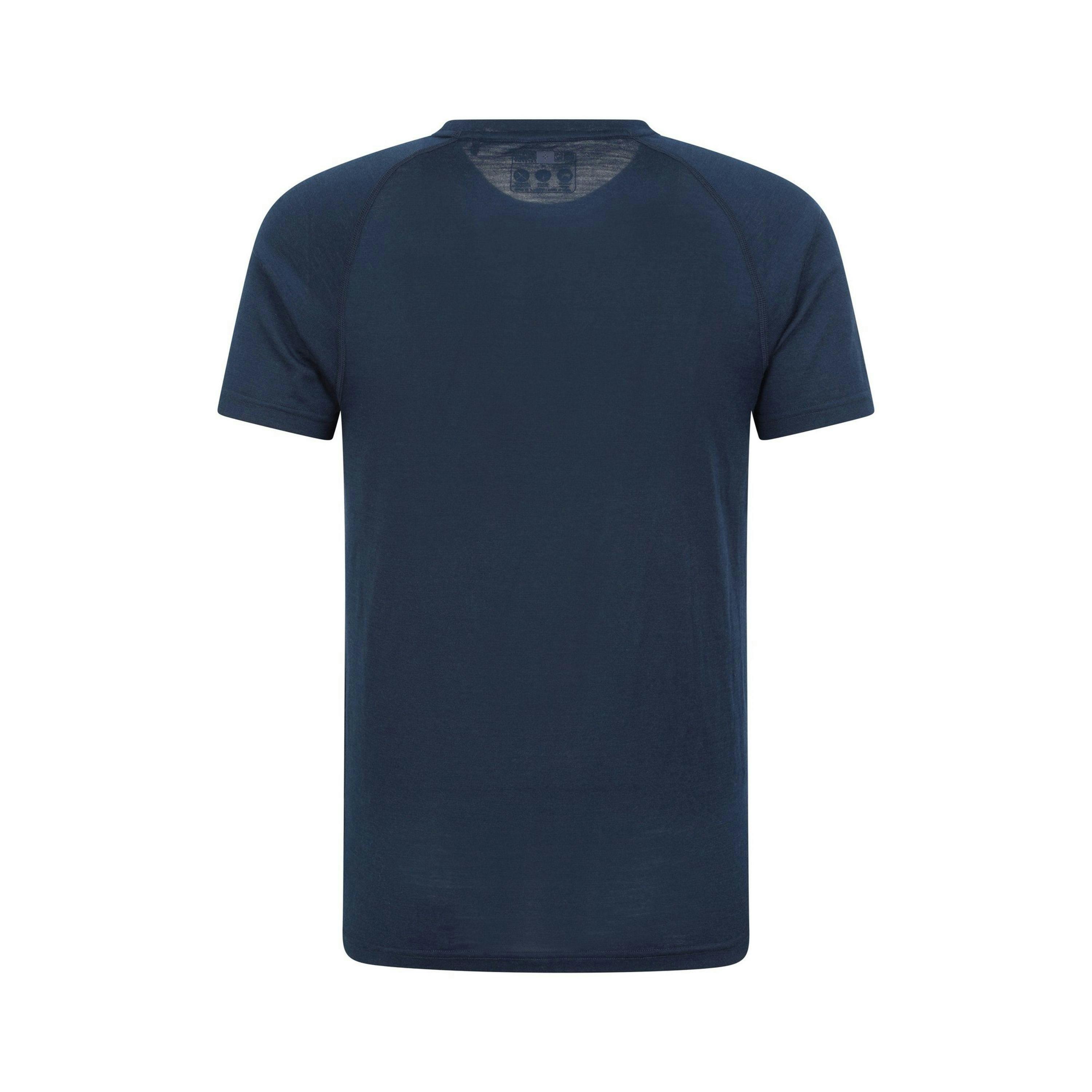 Mountain Warehouse Mens Quest Printed Merino Blend Thermal Top , view 2 of 4