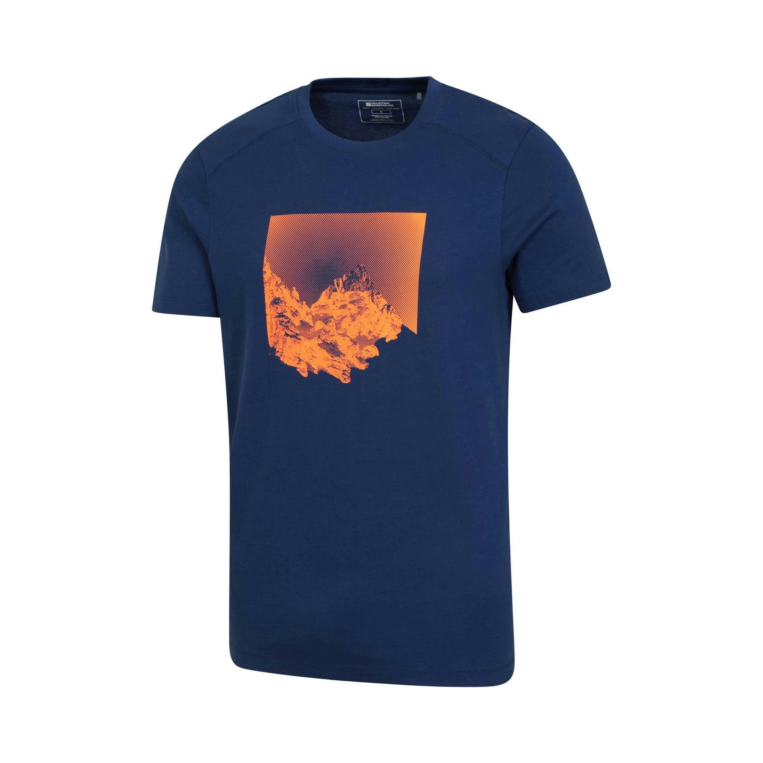 Mountain Warehouse Mens Sunrise Organic T-Shirt , view 3 of 4