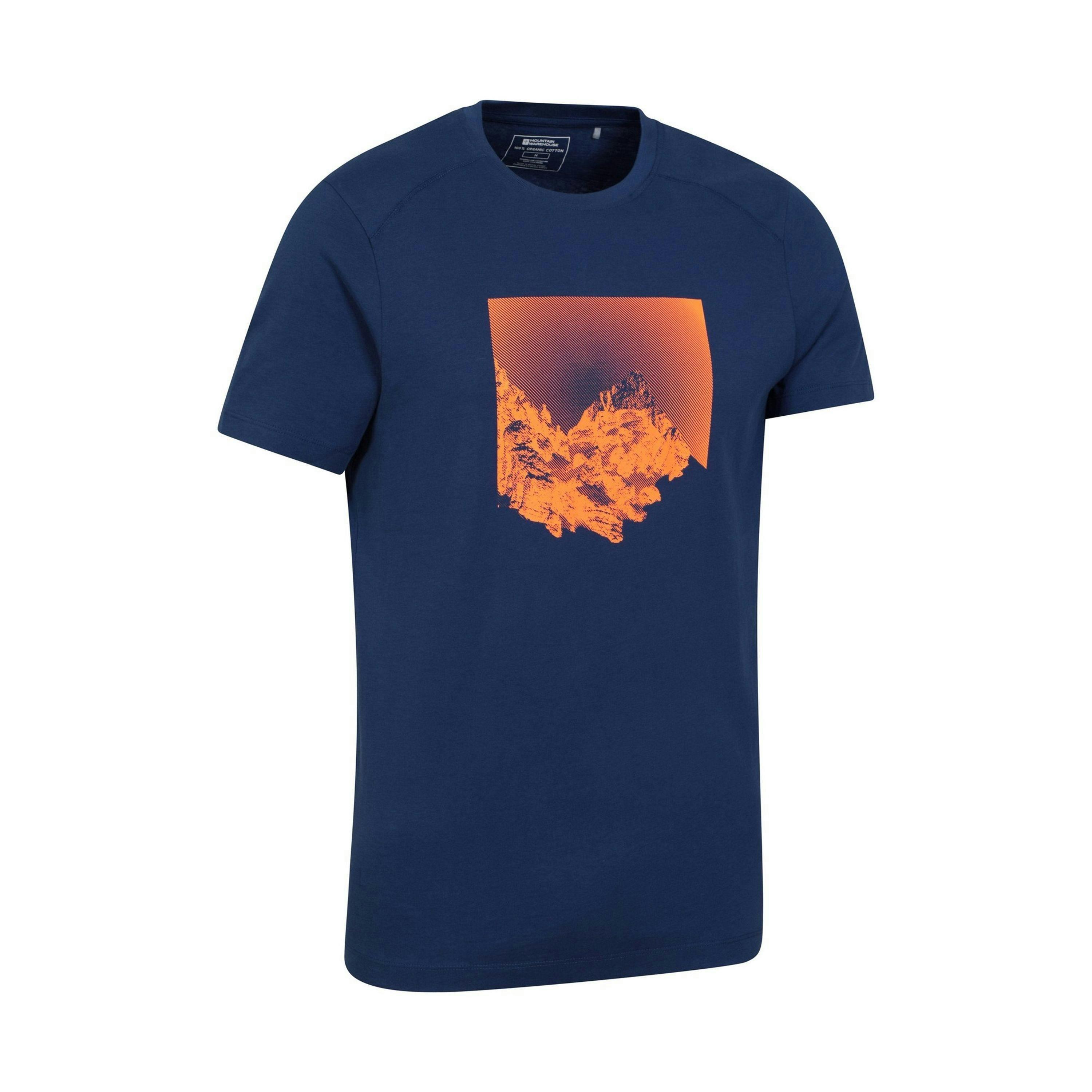 Mountain Warehouse Mens Sunrise Organic T-Shirt , view 4 of 4