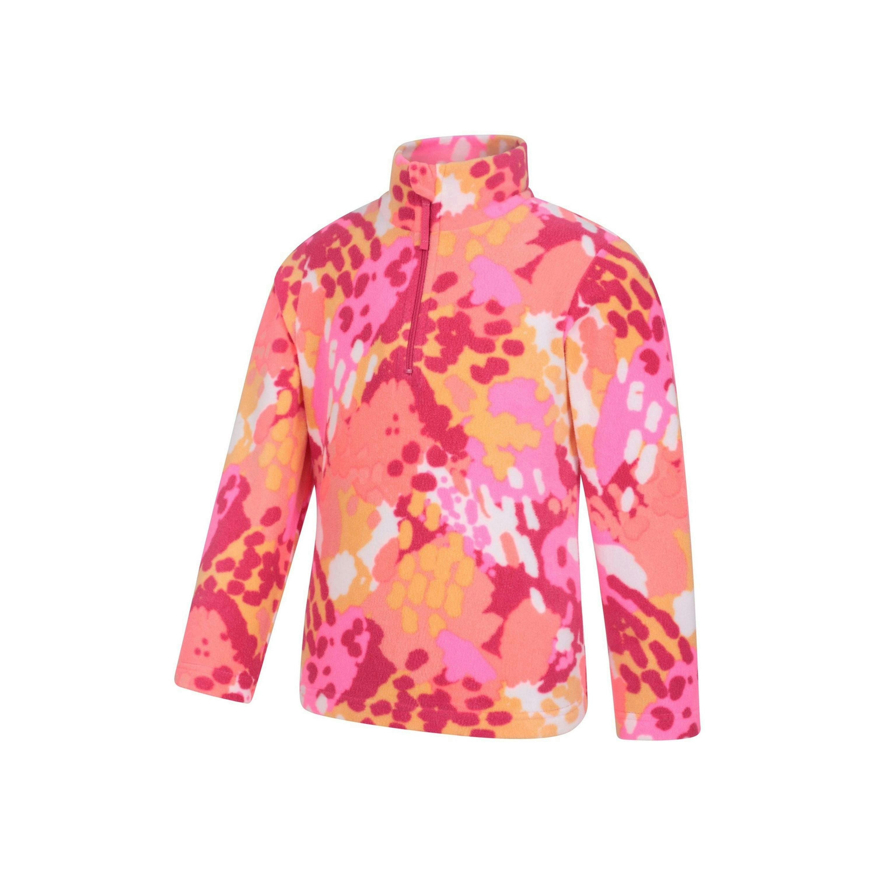 Mountain Warehouse Childrens/Kids Endeavour Abstract Half Zip Fleece Top , view 3 of 4