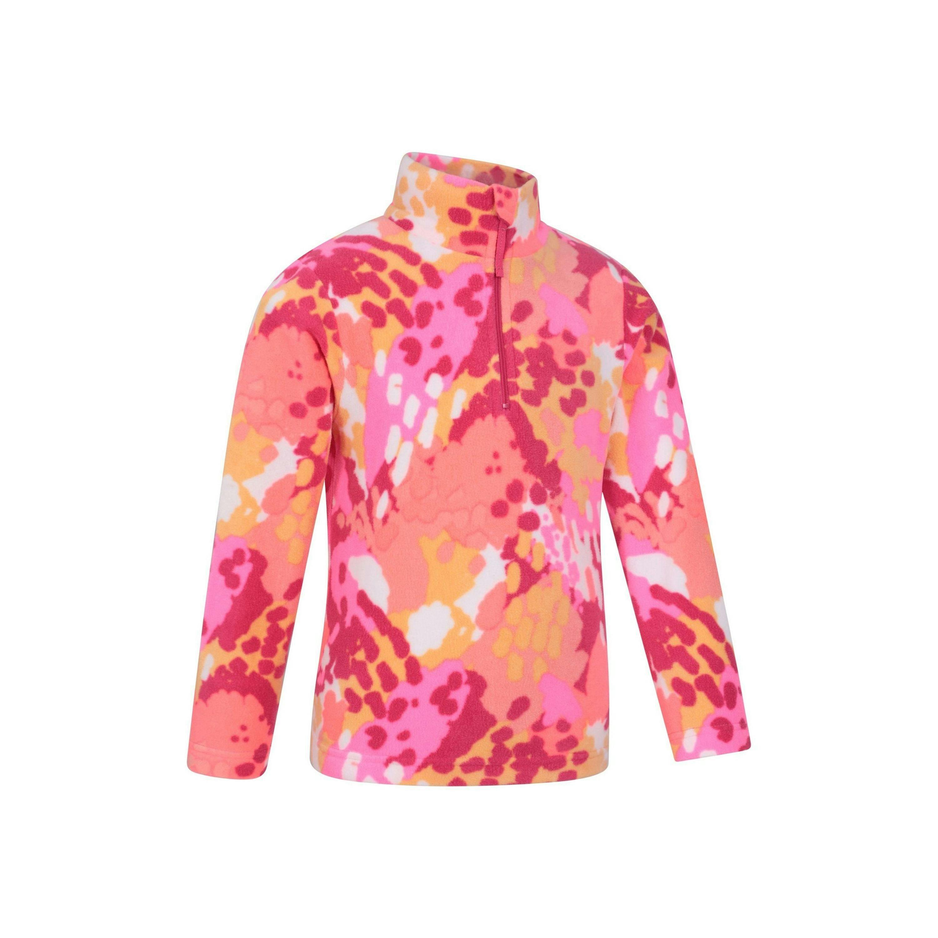 Mountain Warehouse Childrens/Kids Endeavour Abstract Half Zip Fleece Top , view 4 of 4