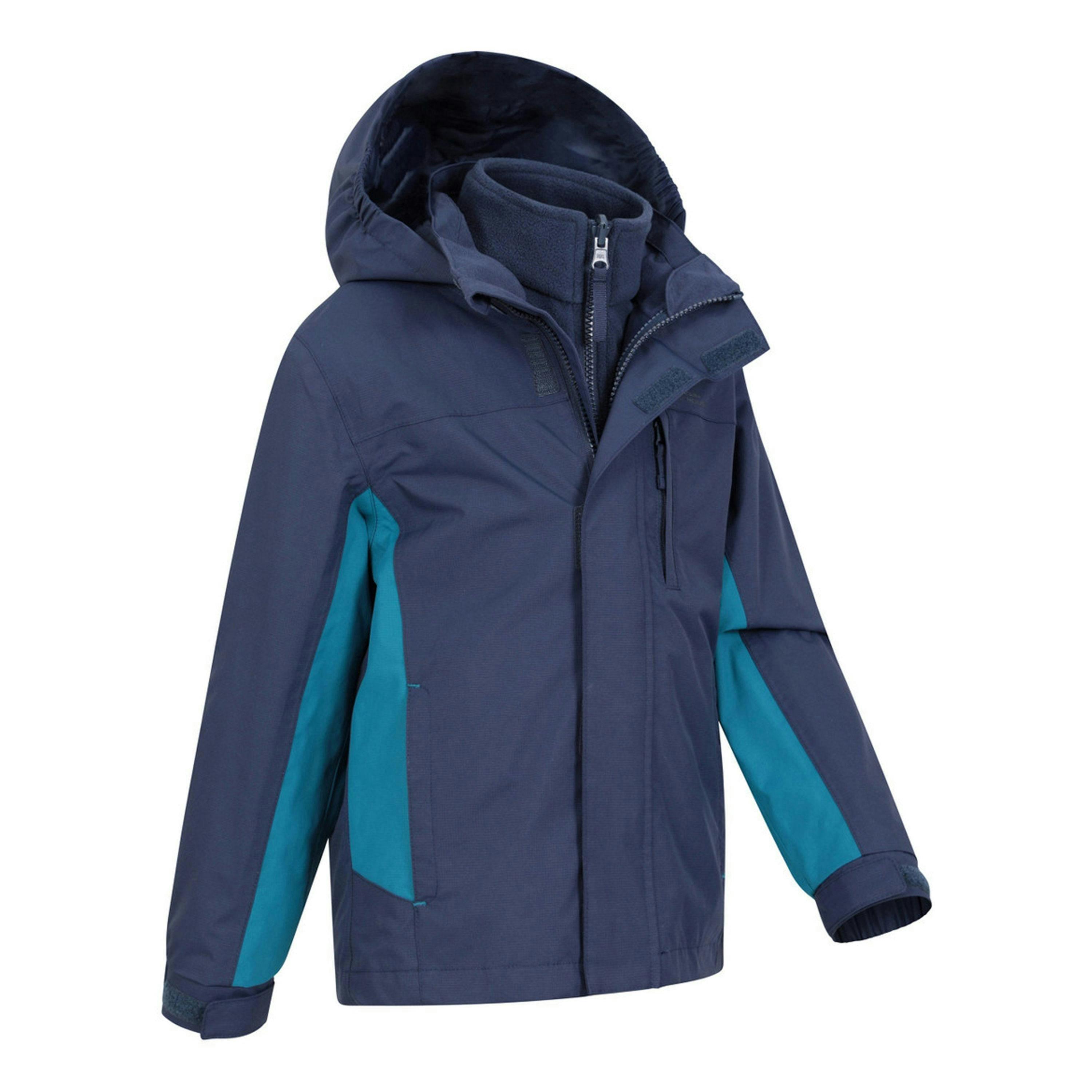 Mountain Warehouse Childrens/Kids Cannonball 3 in 1 Waterproof Jacket , view 4 of 4
