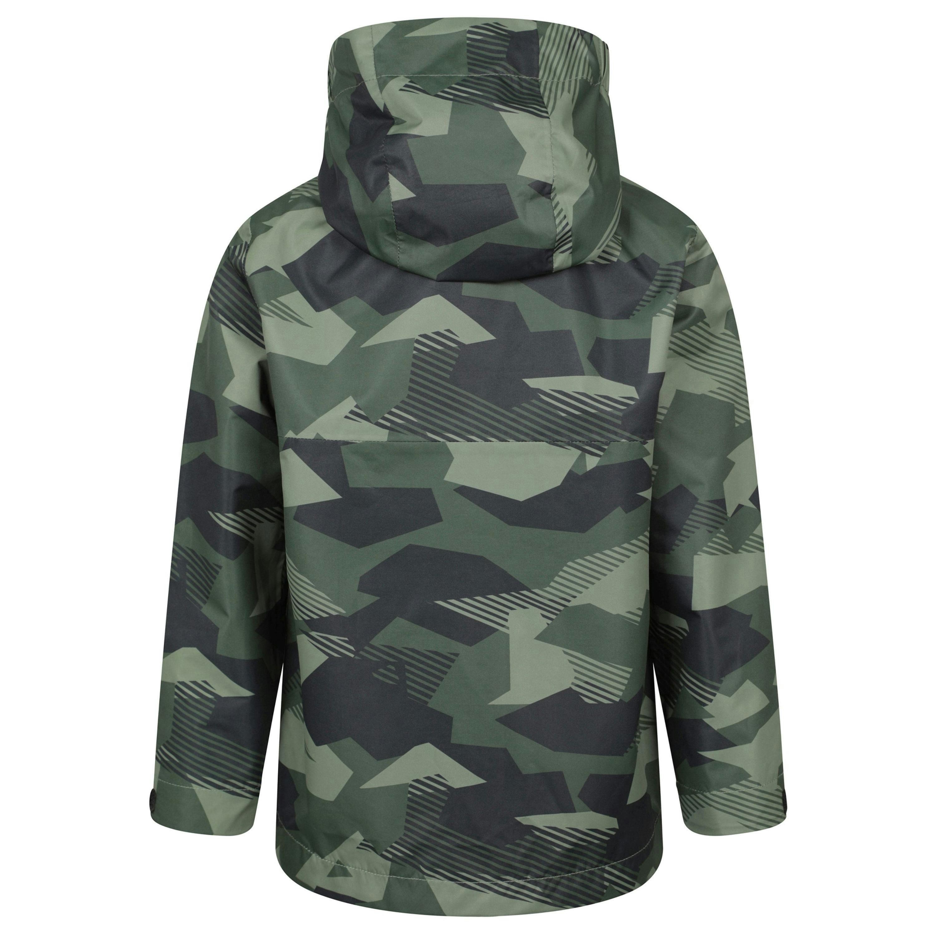 Mountain Warehouse Childrens/Kids Ravine Printed Lightweight Waterproof Jacket , view 2 of 3