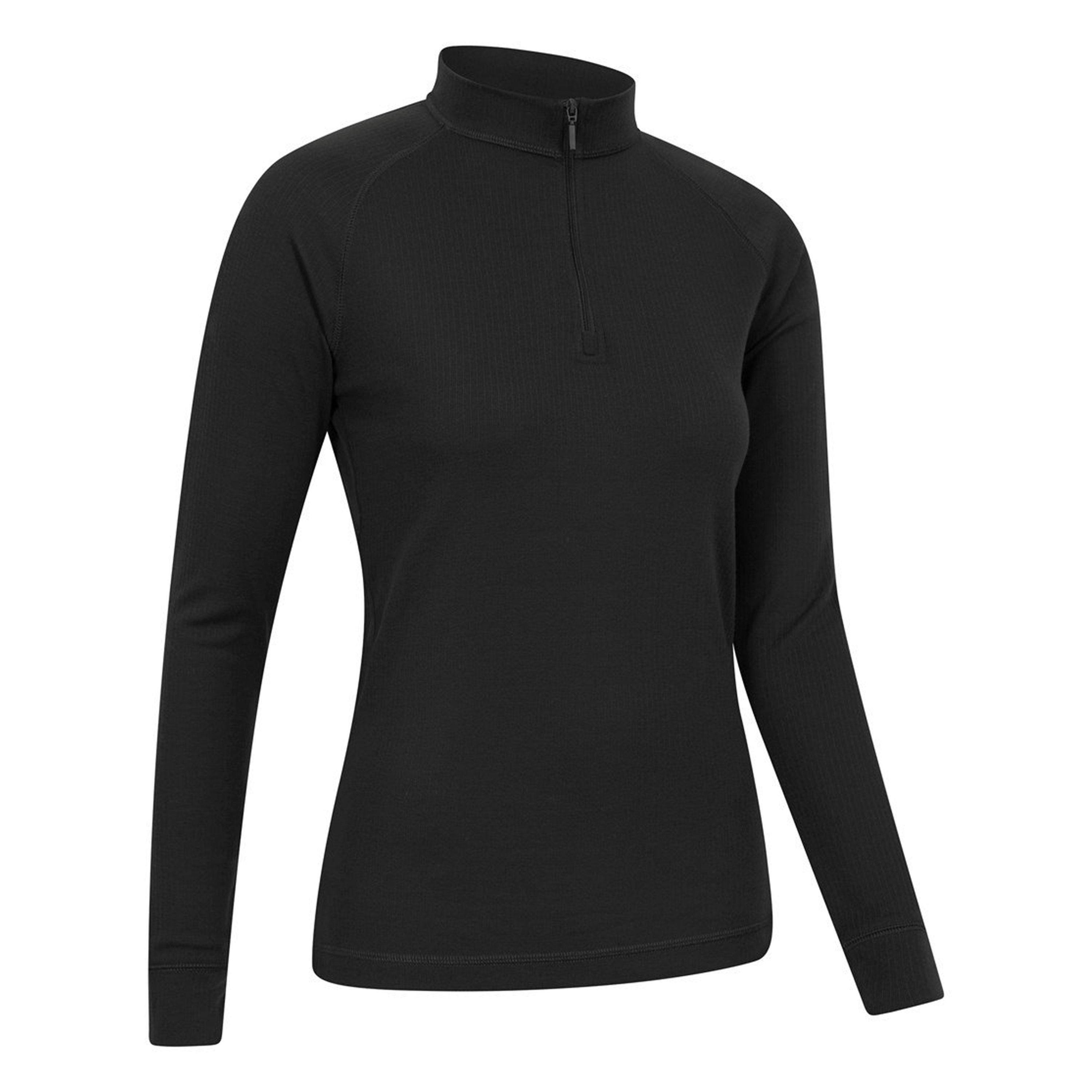 Mountain Warehouse Womens/Ladies Talus Zip Neck Long-Sleeved Thermal Top , view 2 of 2