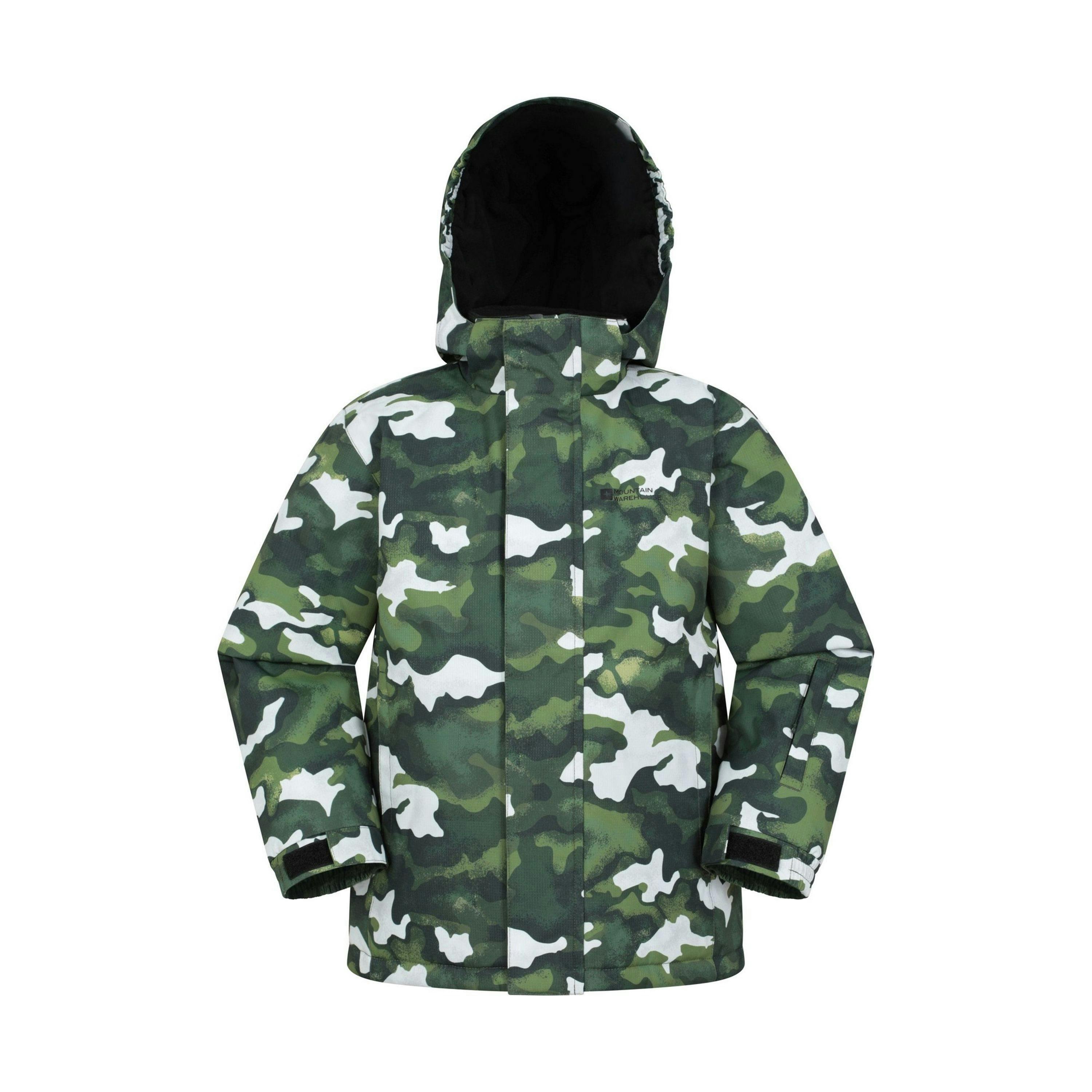Mountain Warehouse Childrens/Kids Mogal Camo Ski Jacket , view 1 of 4
