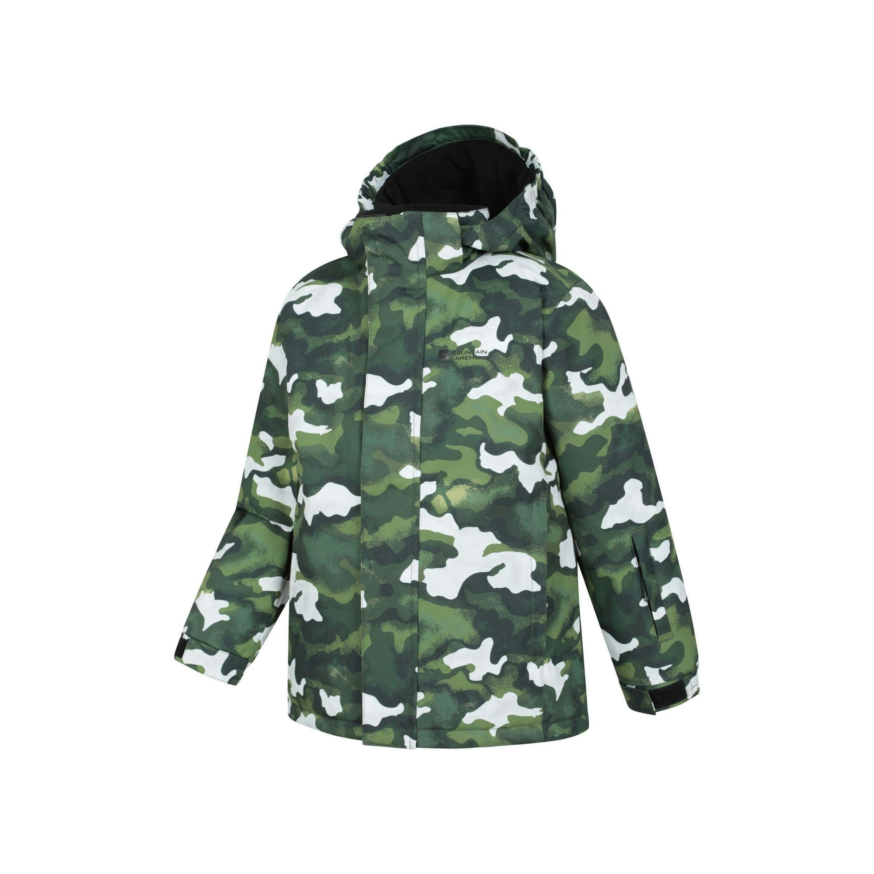 Mountain Warehouse Childrens/Kids Mogal Camo Ski Jacket , view 3 of 4