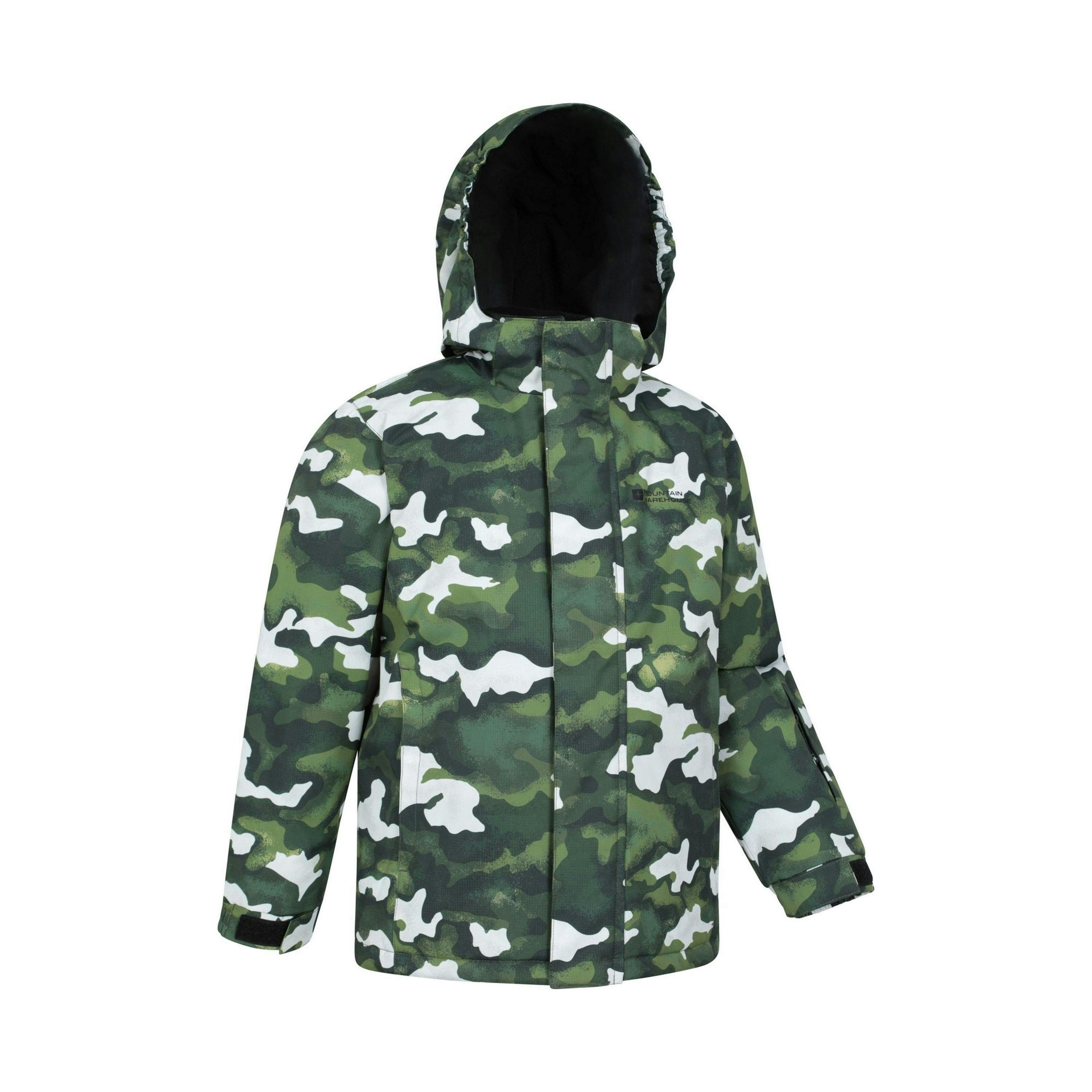 Mountain Warehouse Childrens/Kids Mogal Camo Ski Jacket , view 4 of 4
