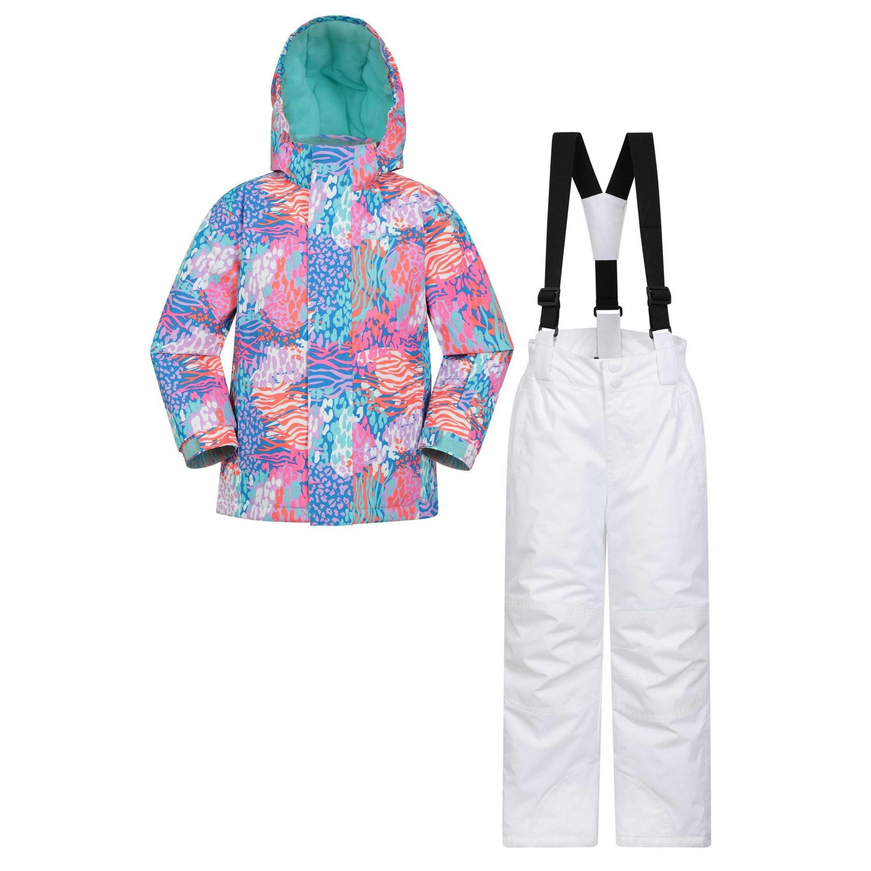 Mountain Warehouse Childrens/Kids Printed Ski Jacket & Trousers , view 1 of 6