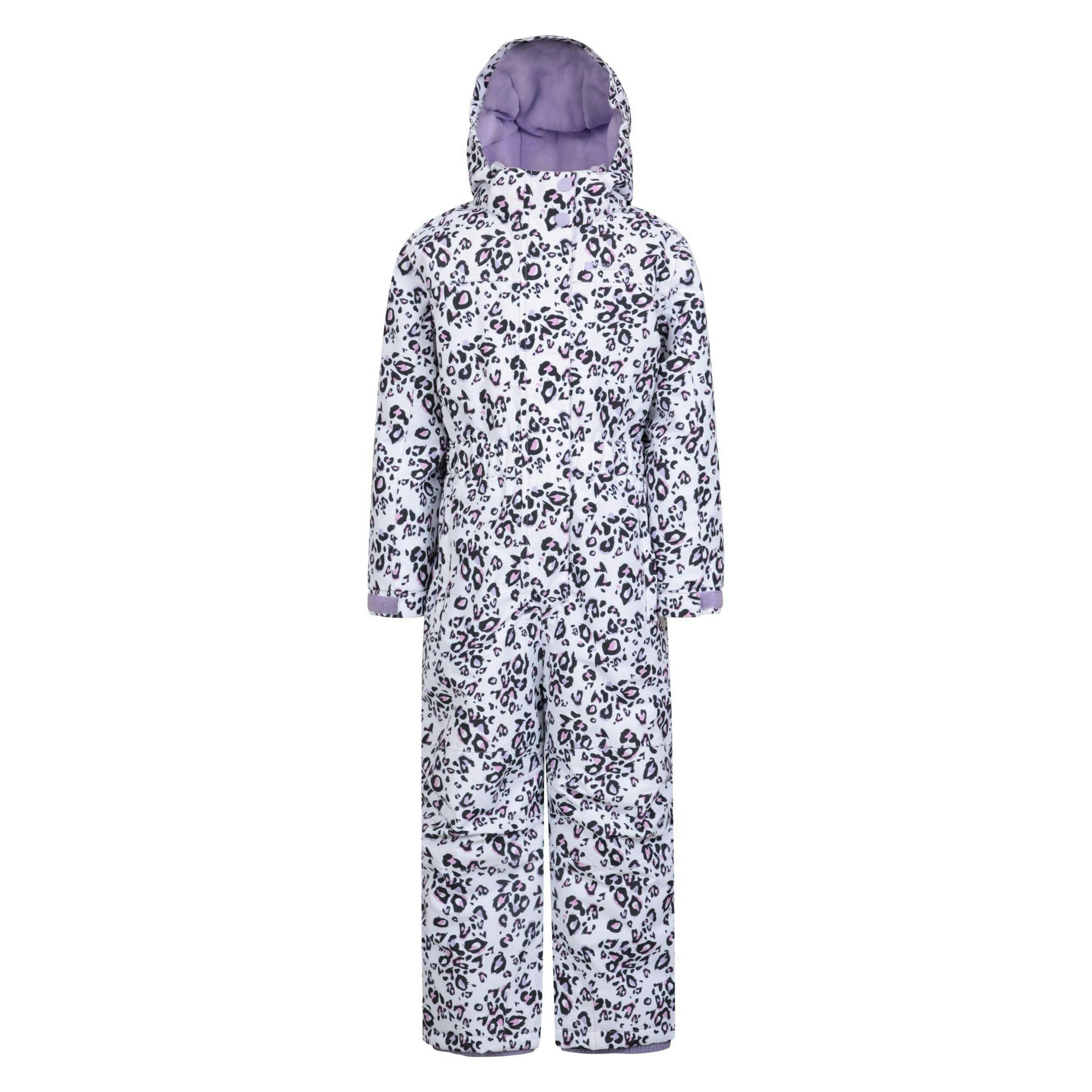 Mountain Warehouse Childrens/Kids Cloud Leopard Print Snowsuit , view 1 of 3