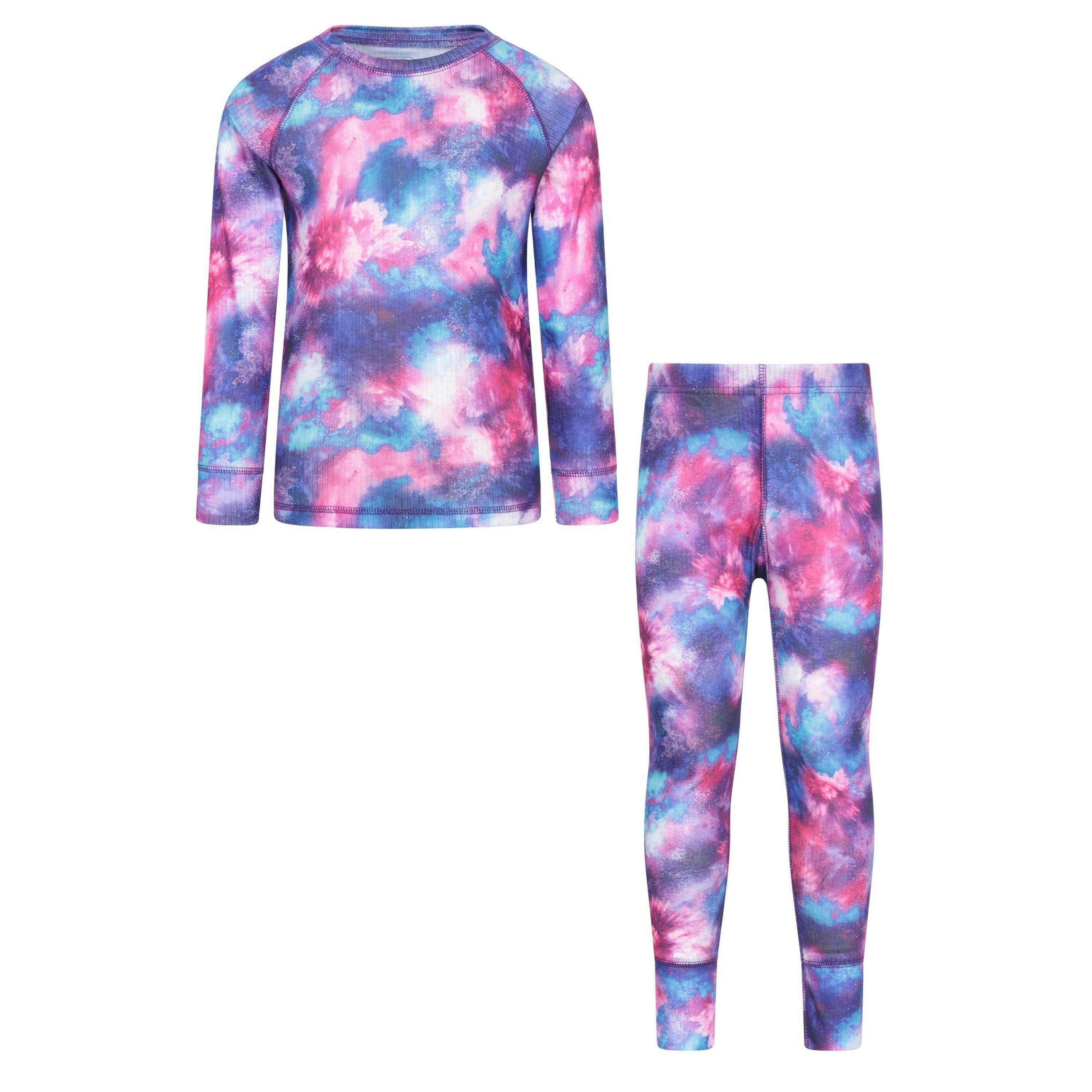 Mountain Warehouse Childrens/Kids Talus Galaxy Base Layer Set , view 1 of 4