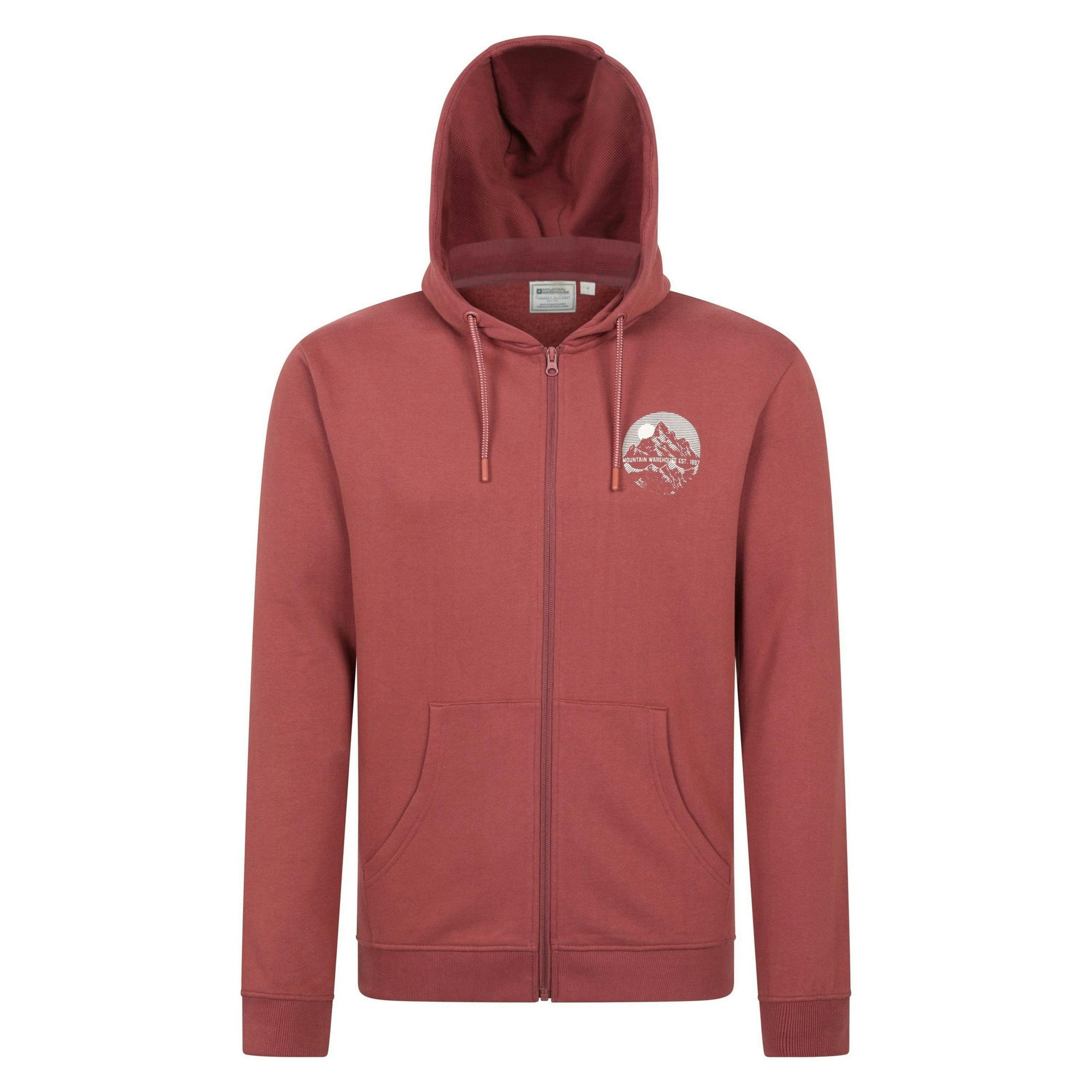 Mountain Warehouse Mens Adventure Graphic Full Zip Hoodie , view 1 of 3