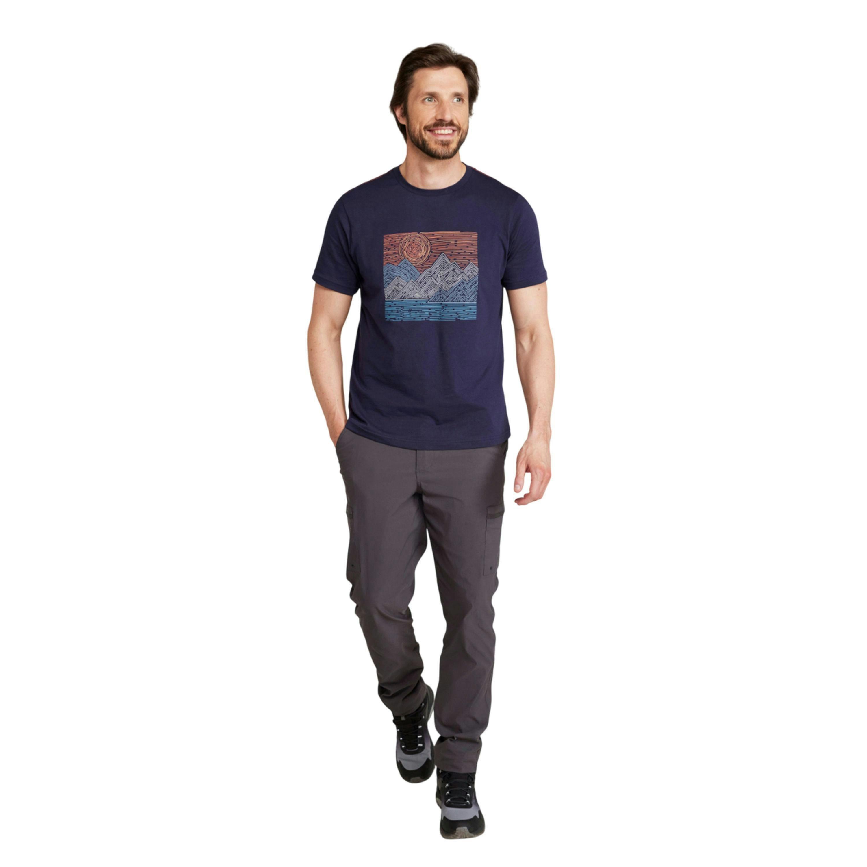 Mountain Warehouse Mens Tidal Wave T-Shirt , view 3 of 3