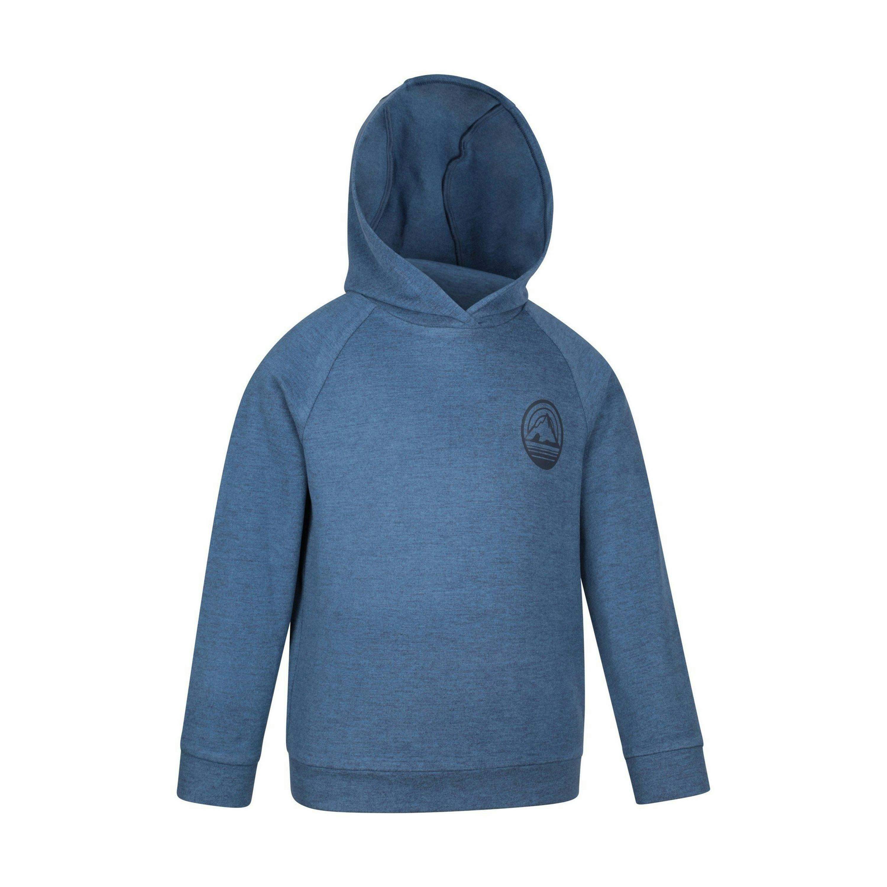 Mountain Warehouse Childrens/Kids Strath Melange Supersoft Hoodie , view 3 of 4