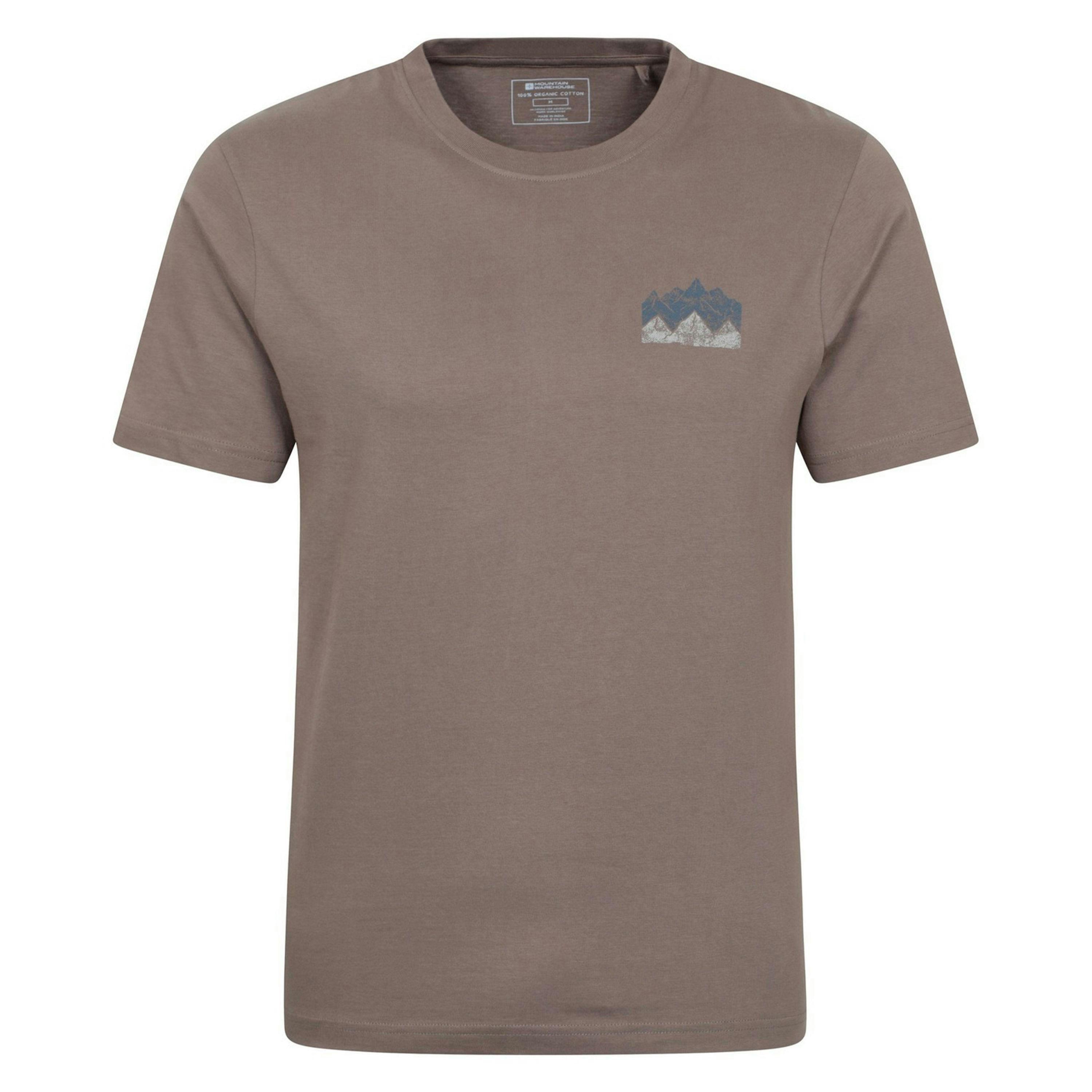 Mountain Warehouse Mens Mountain Peaks T-Shirt , view 1 of 3