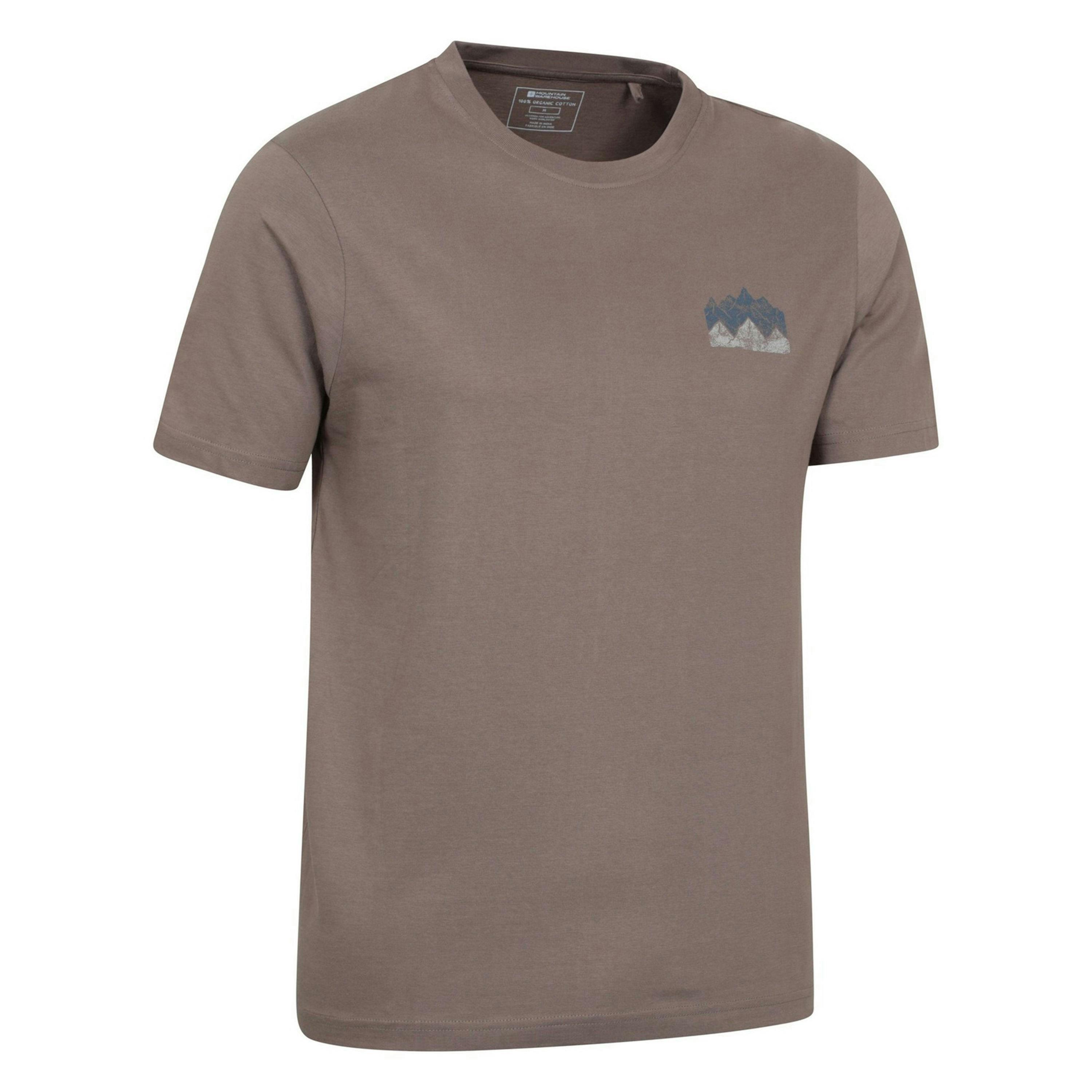 Mountain Warehouse Mens Mountain Peaks T-Shirt , view 3 of 4