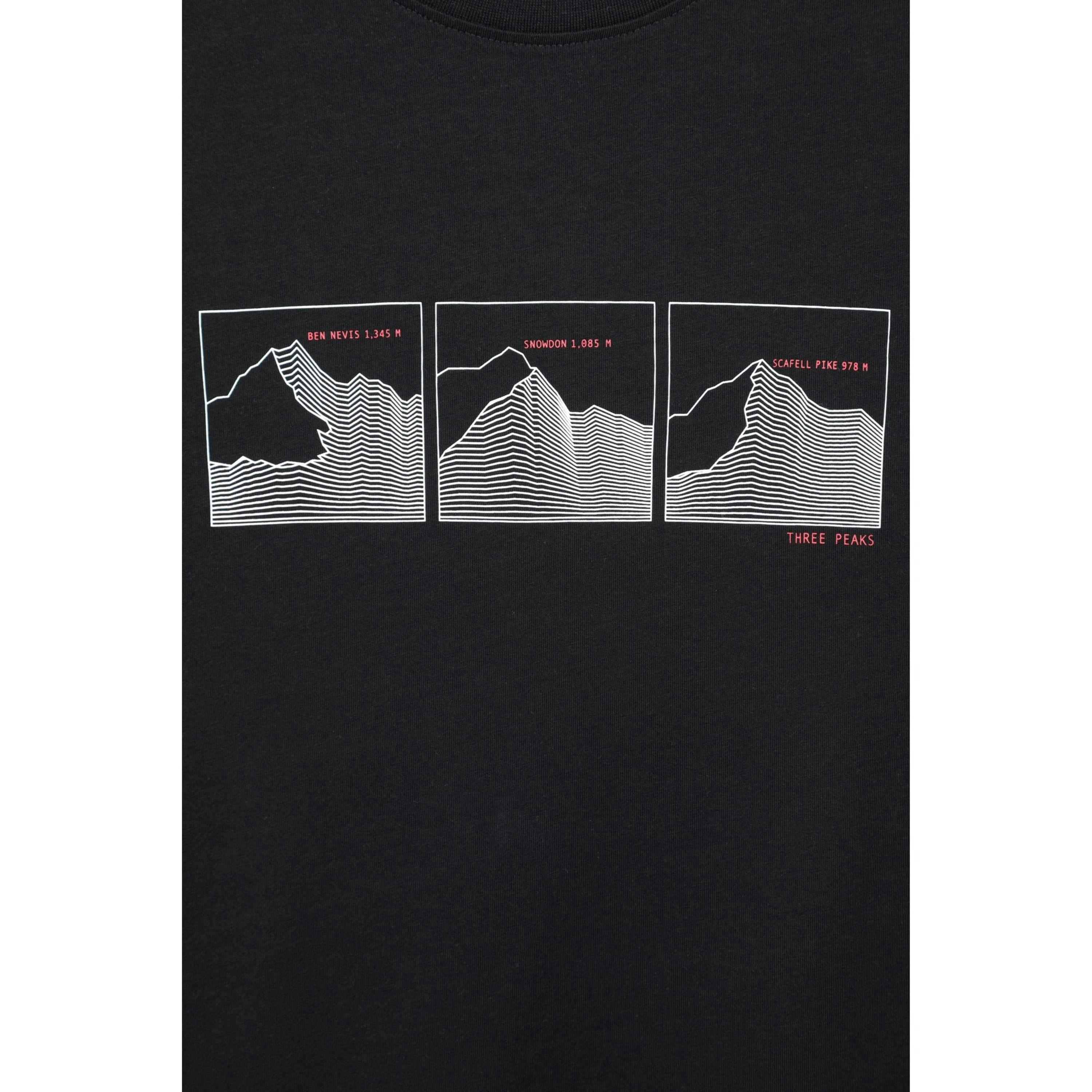 Mountain Warehouse Mens Mountain Peaks T-Shirt , view 5 of 5