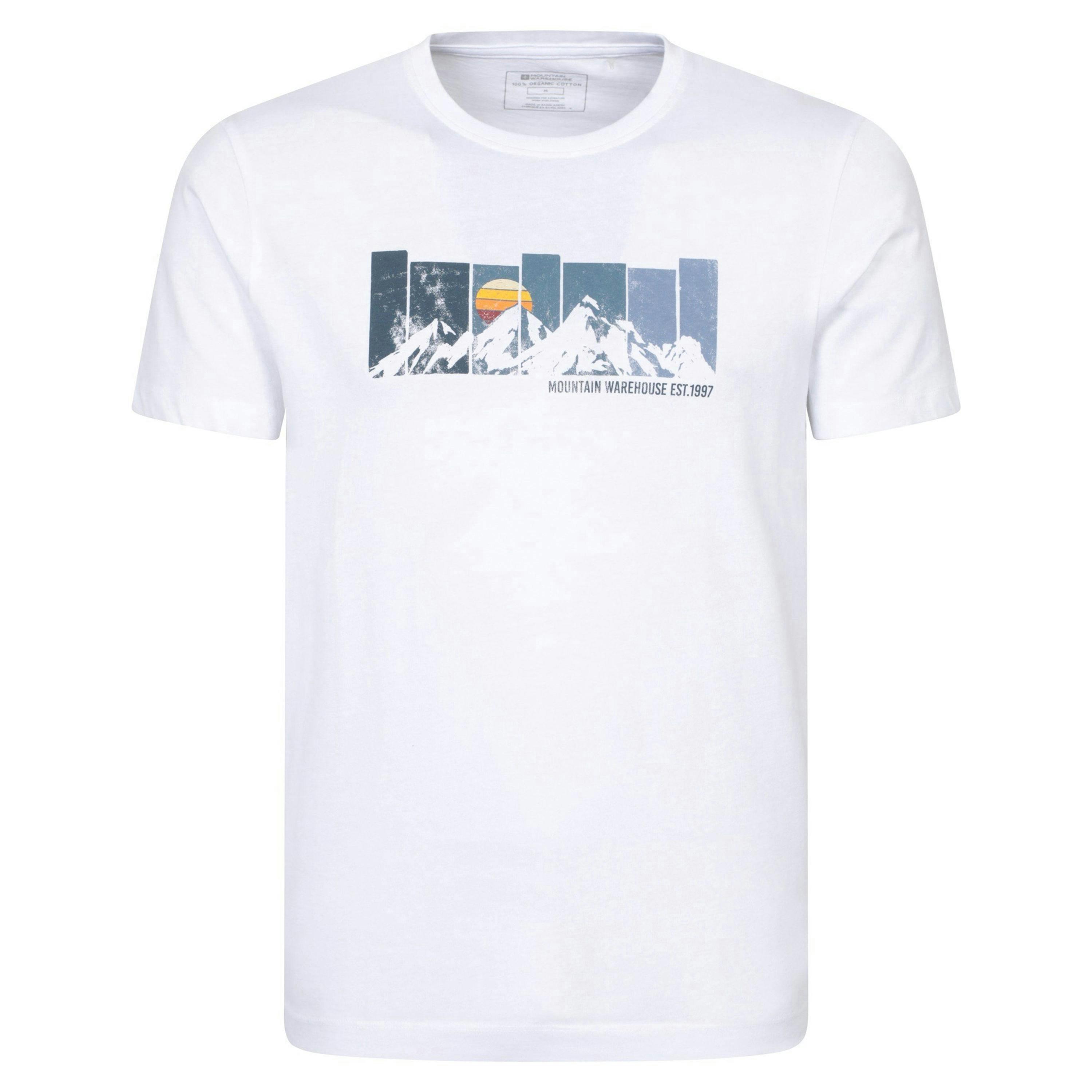 Mountain Warehouse Mens Gradient Graphic T-Shirt , view 1 of 2