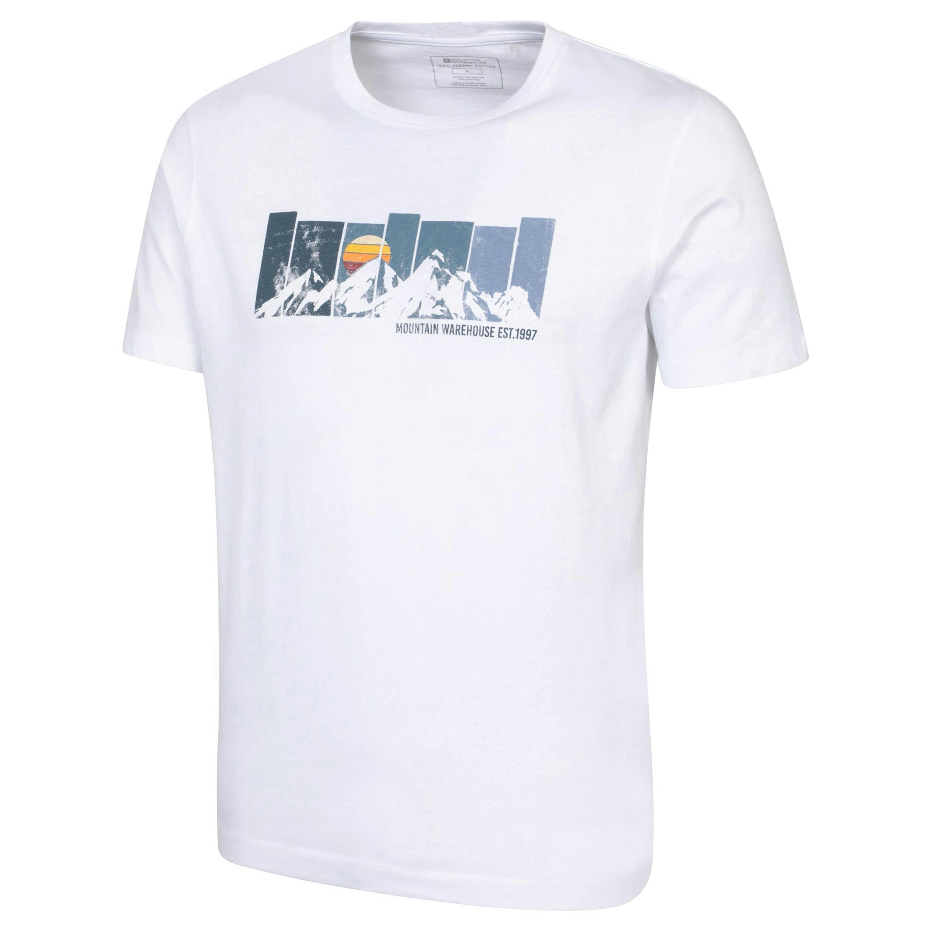 Mountain Warehouse Mens Gradient Graphic T-Shirt , view 3 of 4