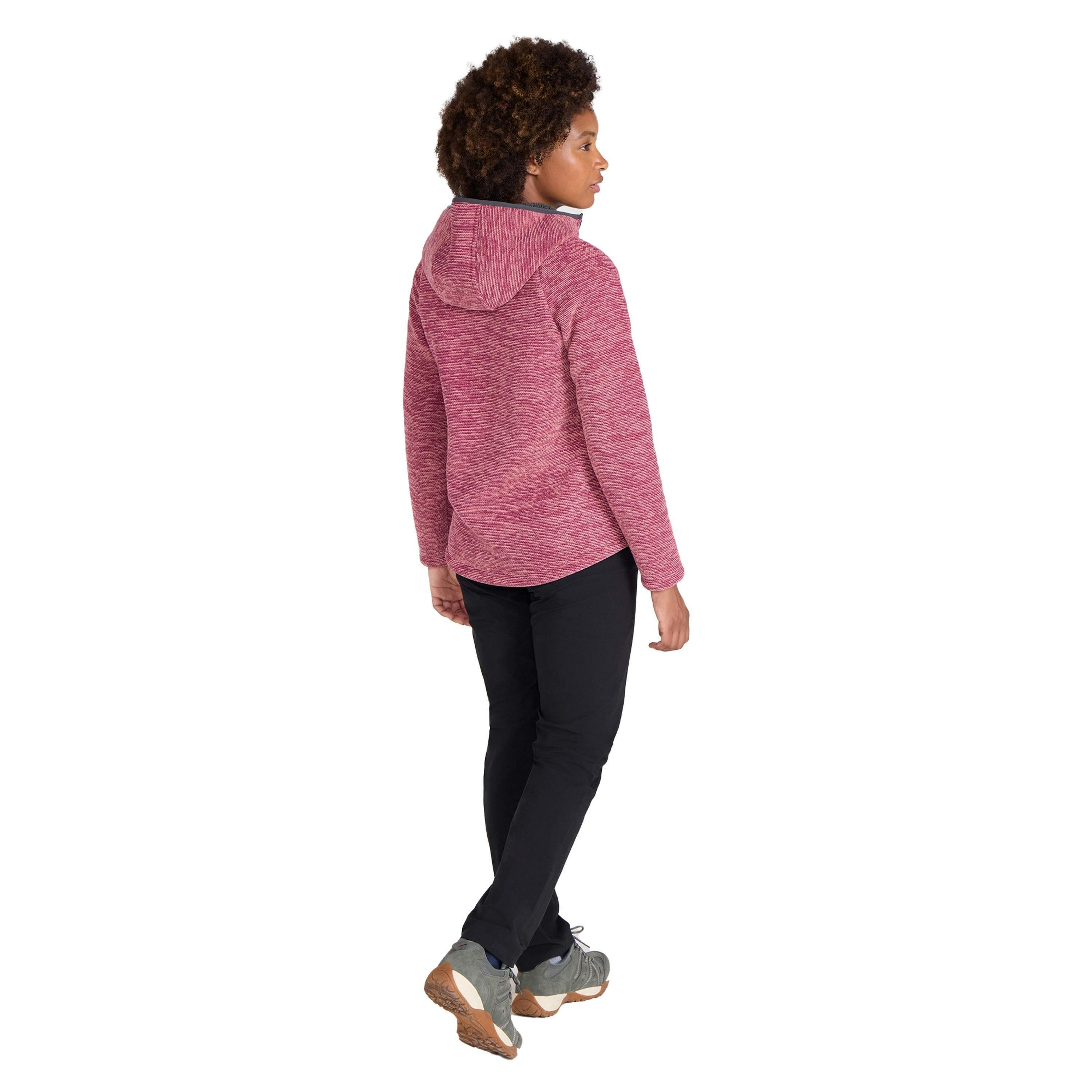 Mountain Warehouse Womens/Ladies Hayfield Melange Faux Fur Lined Fleece Top , view 4 of 4