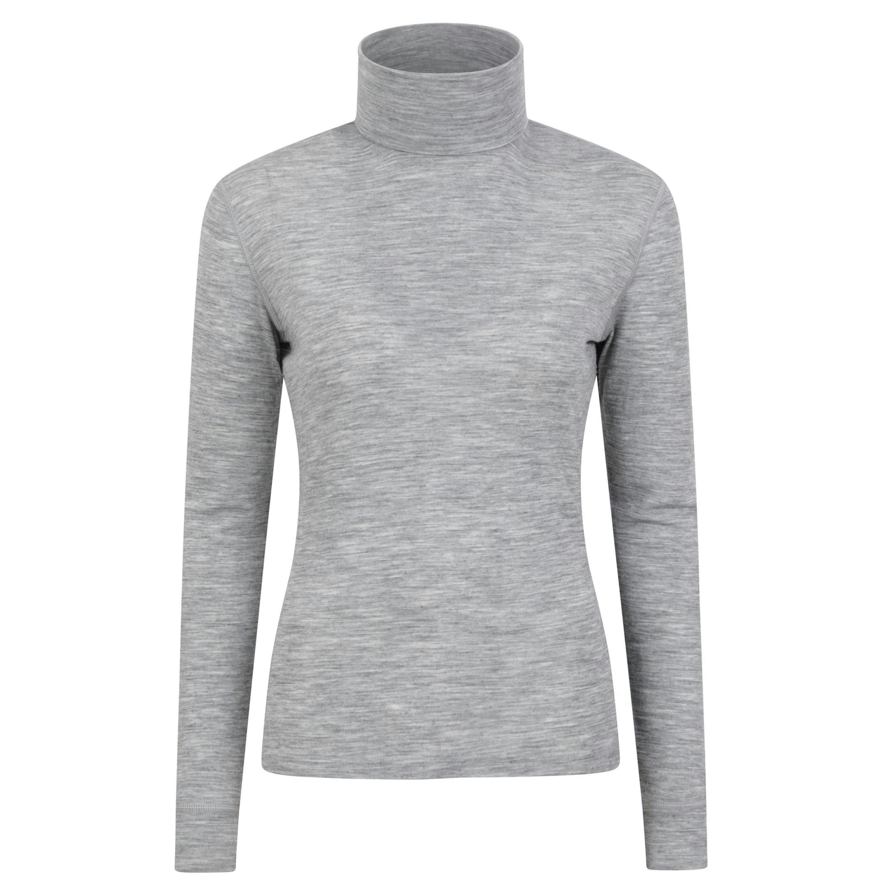 Mountain Warehouse Womens/Ladies Merino Wool Roll Neck Base Layer Top , view 1 of 3