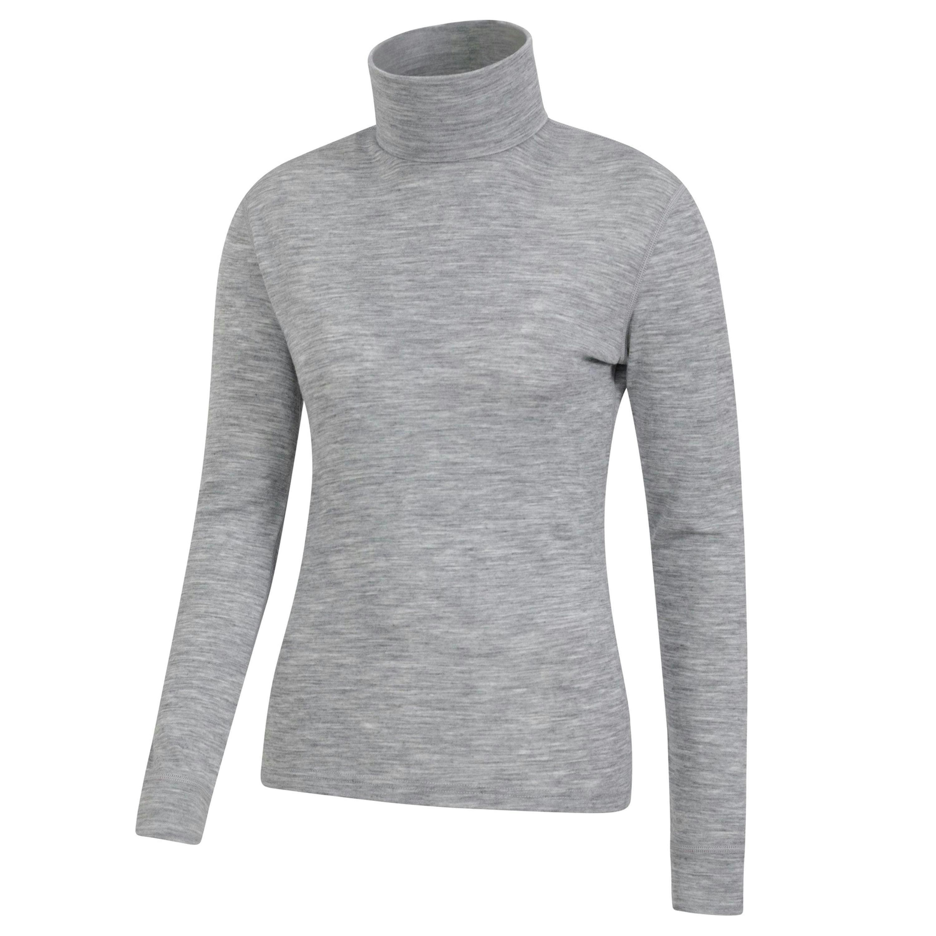 Mountain Warehouse Womens/Ladies Merino Wool Roll Neck Base Layer Top , view 3 of 4