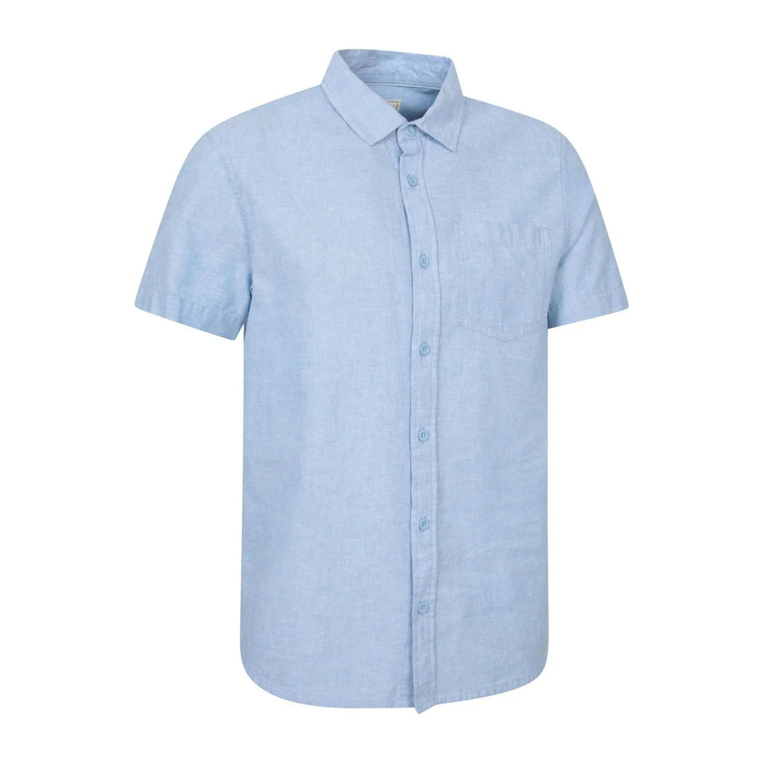 Mountain Warehouse Mens Lowe Linen Blend Shirt , view 4 of 4