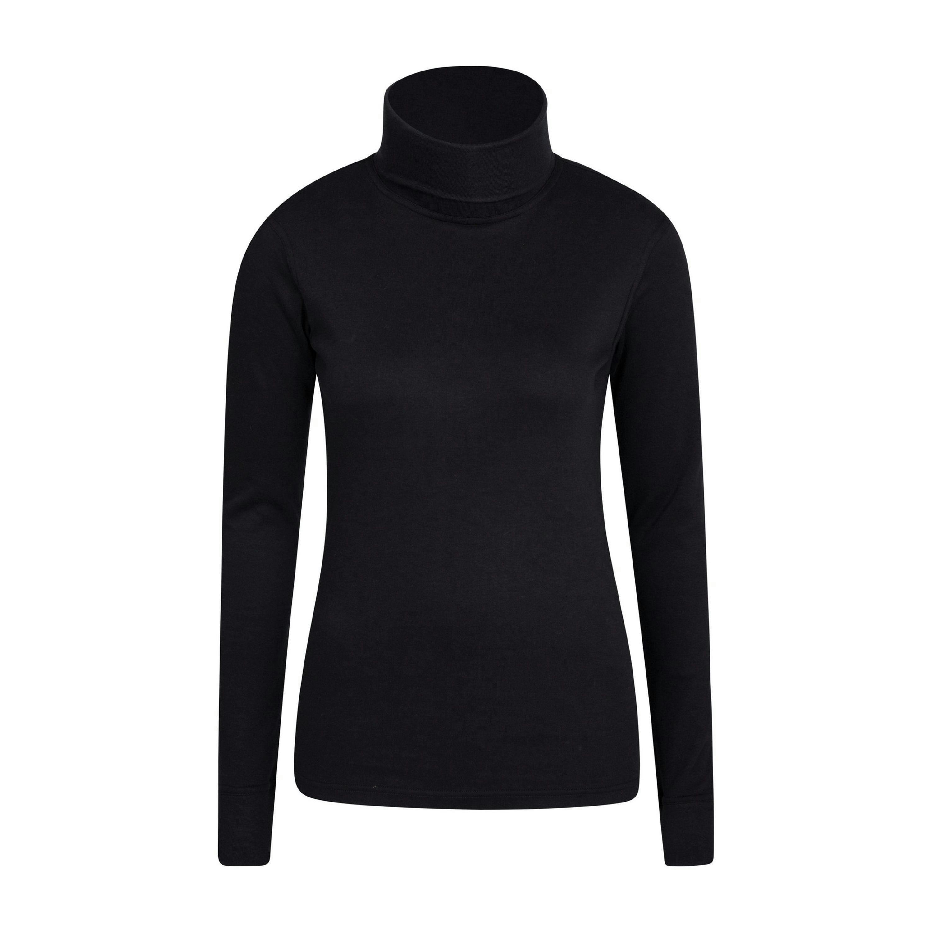 Mountain Warehouse Womens/Ladies Meribel Cotton Roll Neck Long-Sleeved Top , view 1 of 3