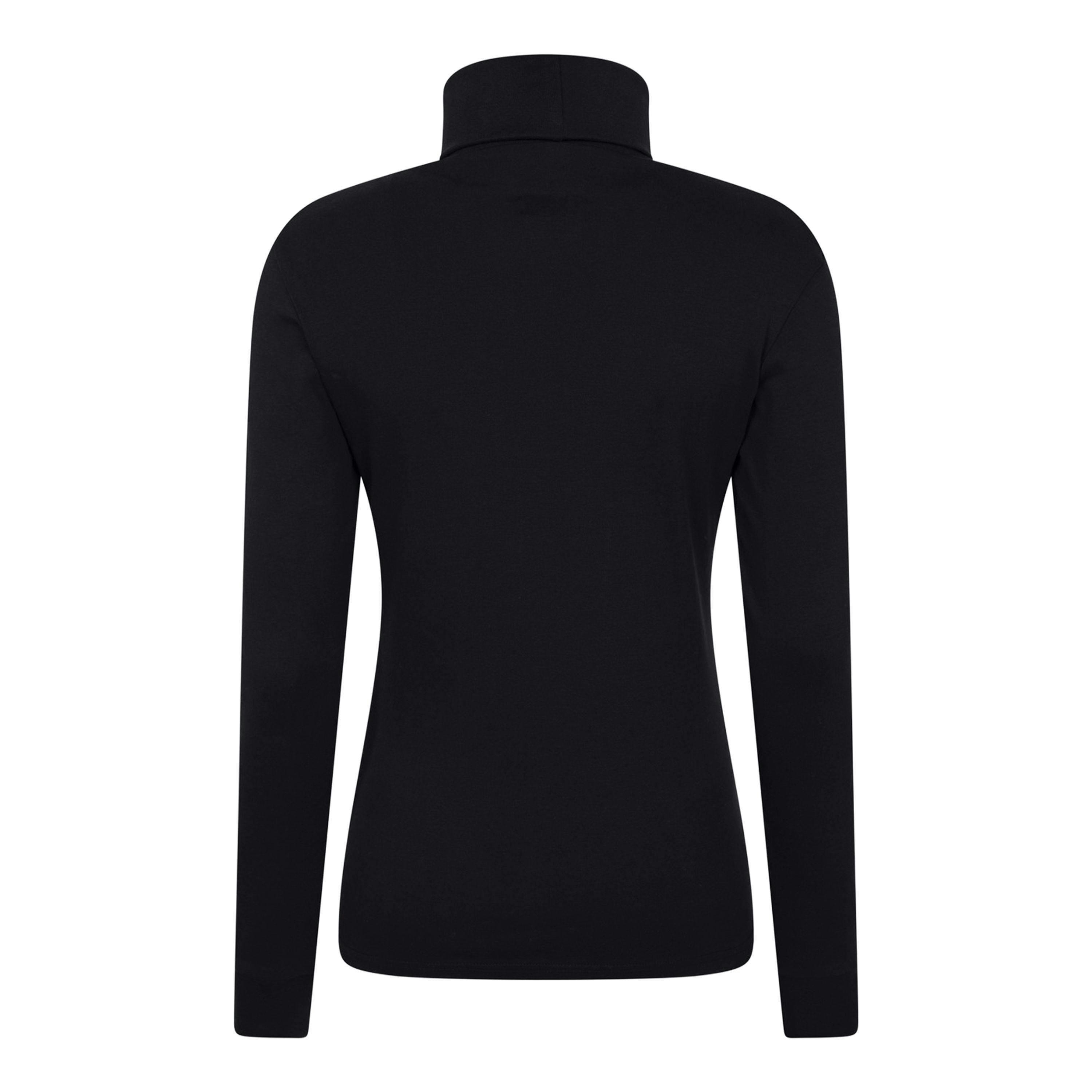 Mountain Warehouse Womens/Ladies Meribel Cotton Roll Neck Long-Sleeved Top , view 2 of 4