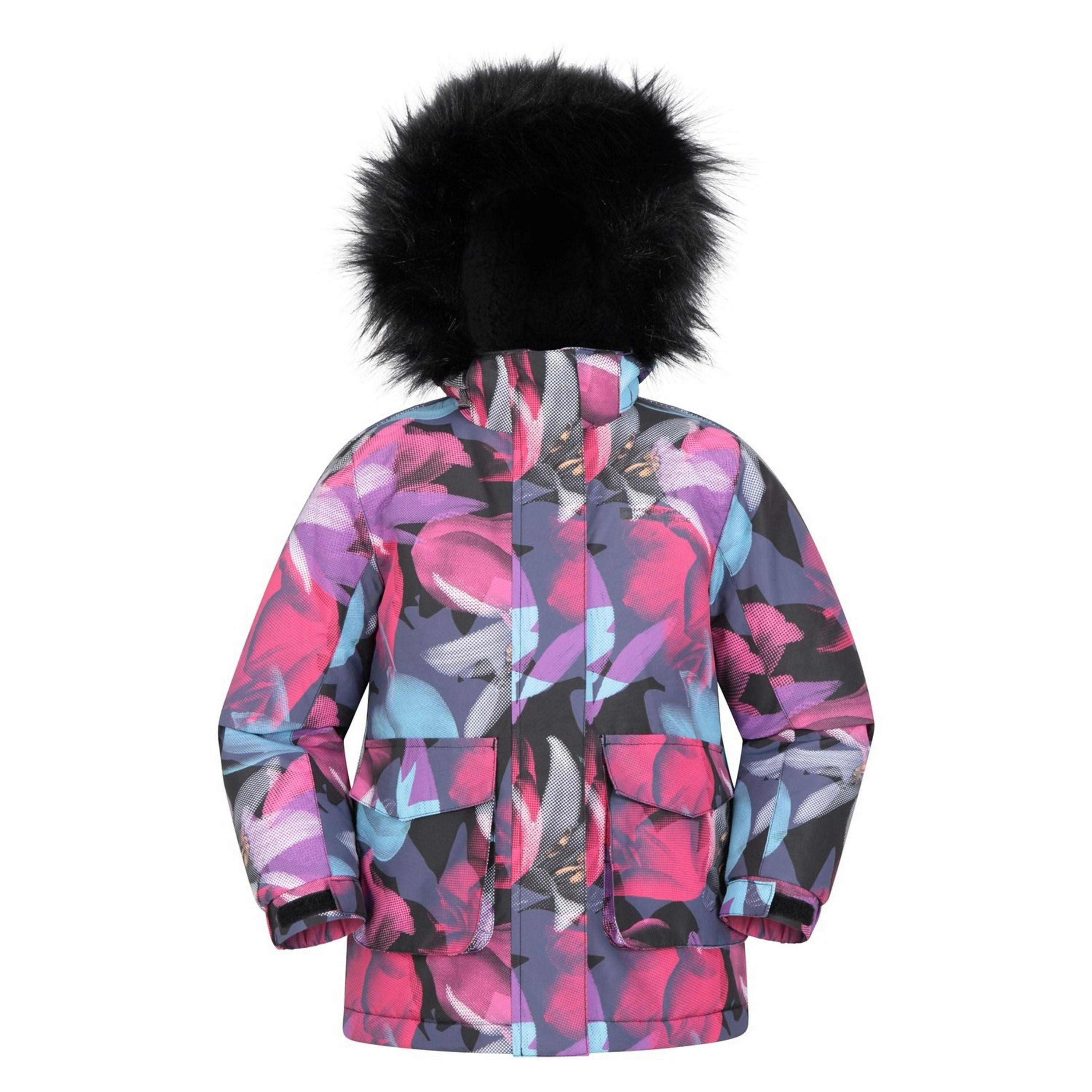 Mountain Warehouse Childrens/Kids Ranger Floral Waterproof Jacket , view 1 of 5