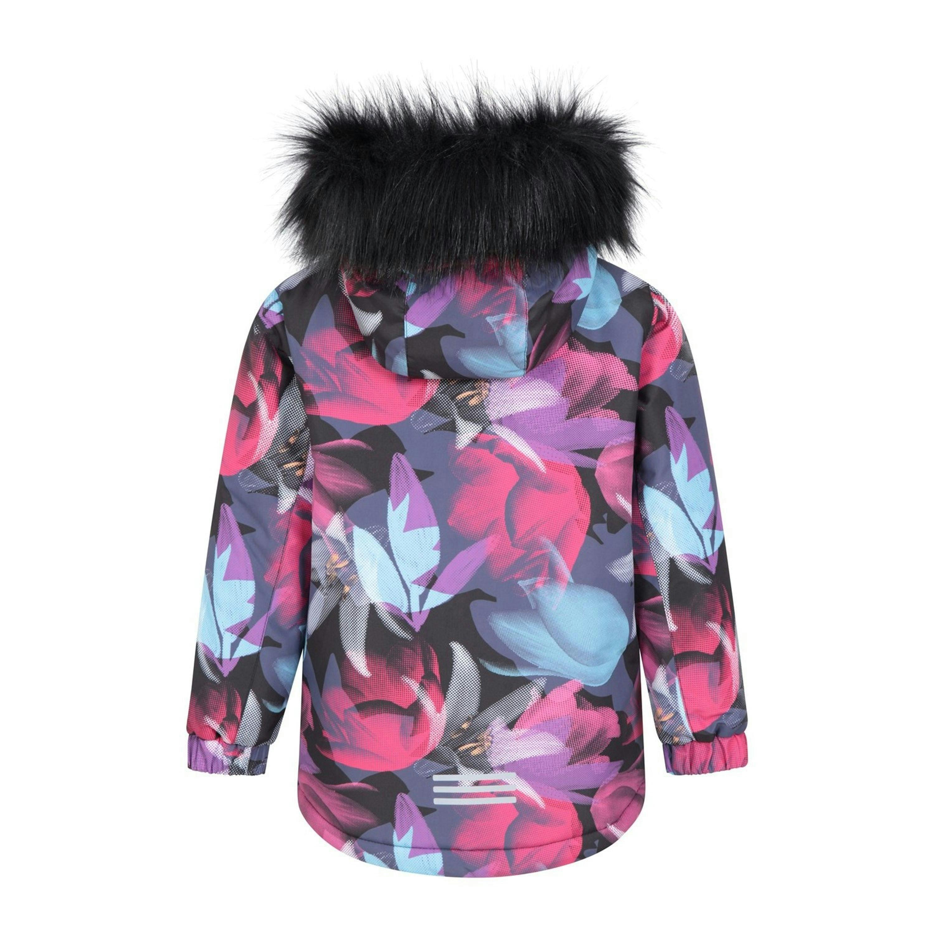 Mountain Warehouse Childrens/Kids Ranger Floral Waterproof Jacket , view 2 of 6