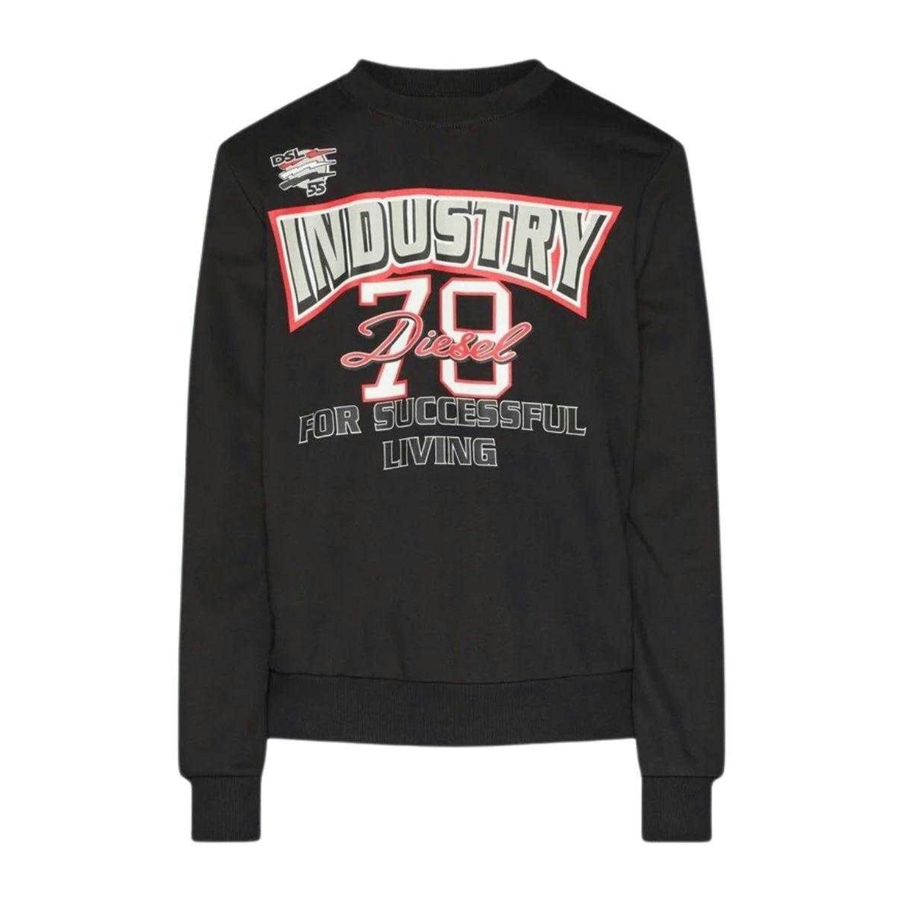 Diesel Unisex Adult Industry 78 Logo Sweatshirt , view 1 of 2