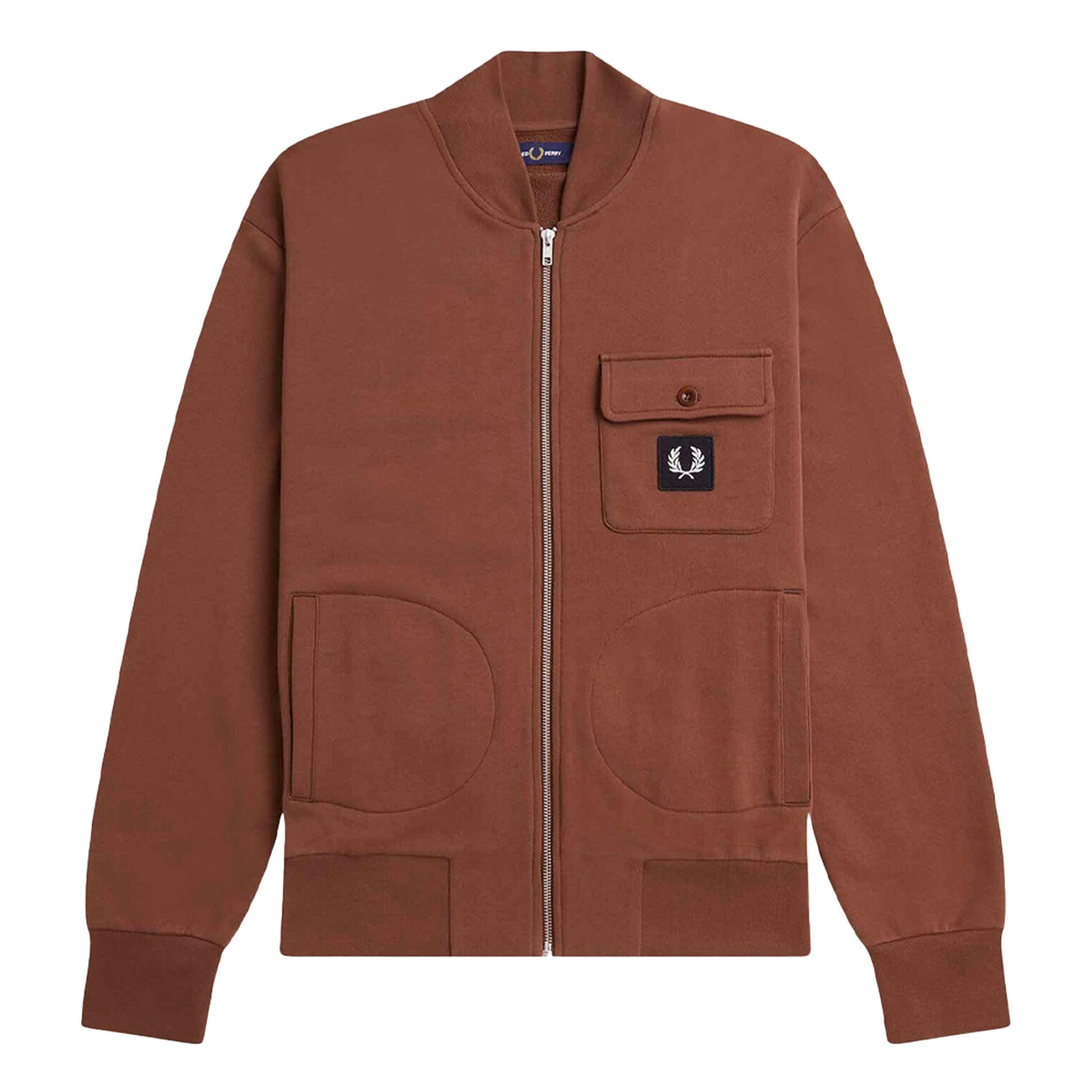 Fred Perry Mens Full Zip Bomber Jacket , view 1 of 3