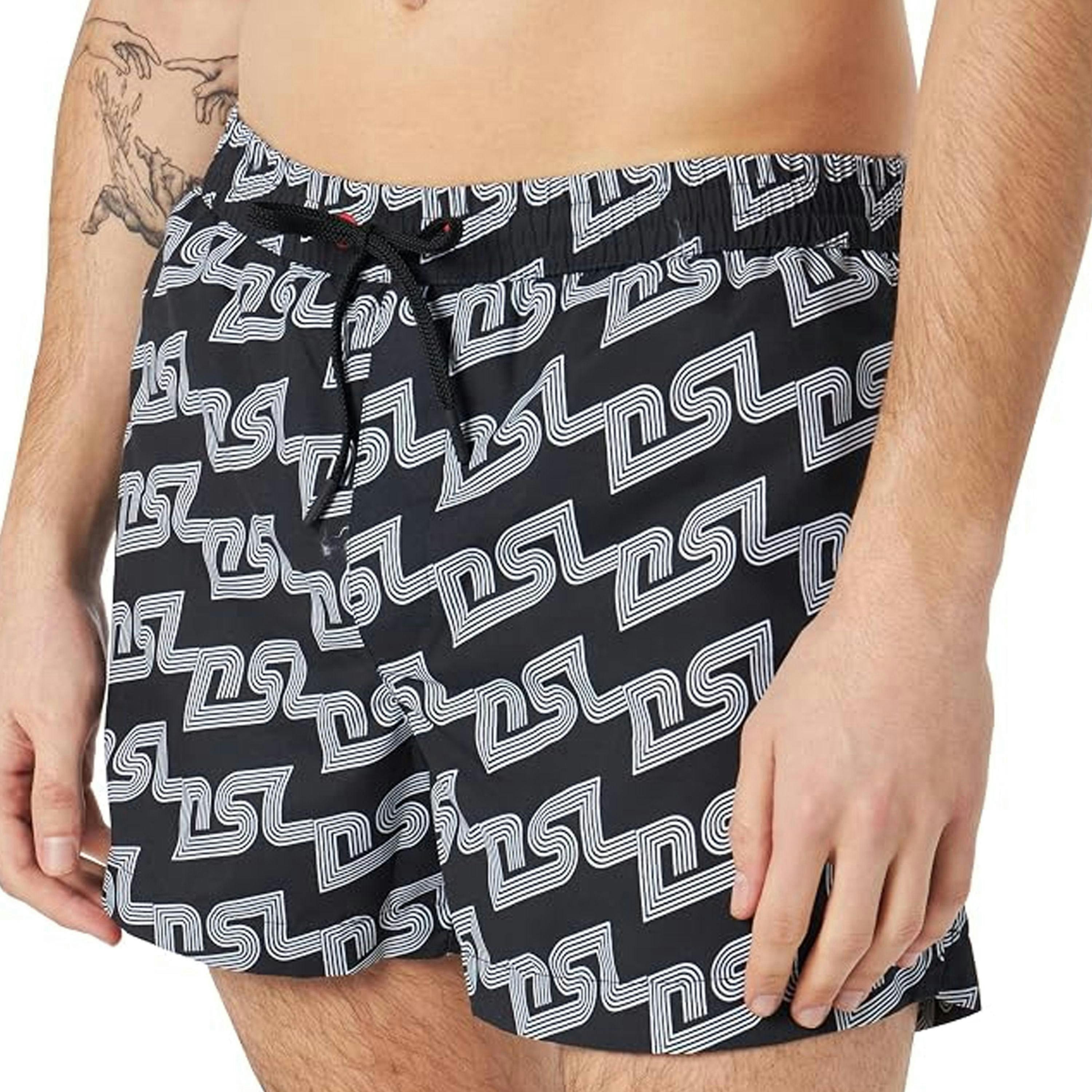 Diesel Mens BMBX-Ken-37 All-Over Print Board Shorts , view 4 of 4