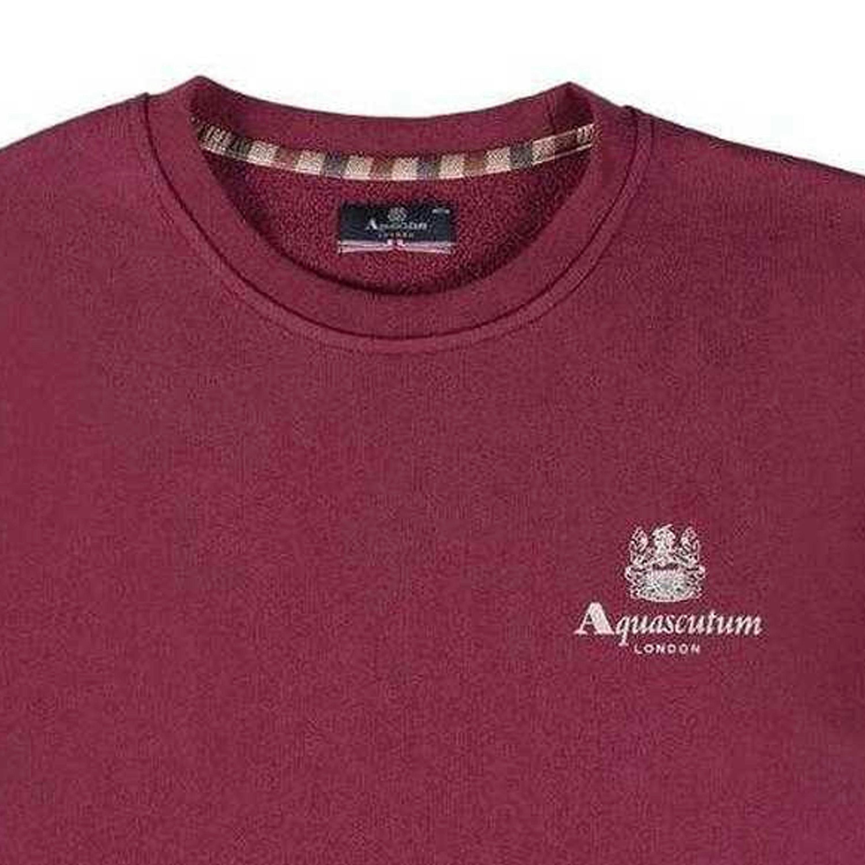 Aquascutum Unisex Adult Logo Active Sweatshirt , view 3 of 4