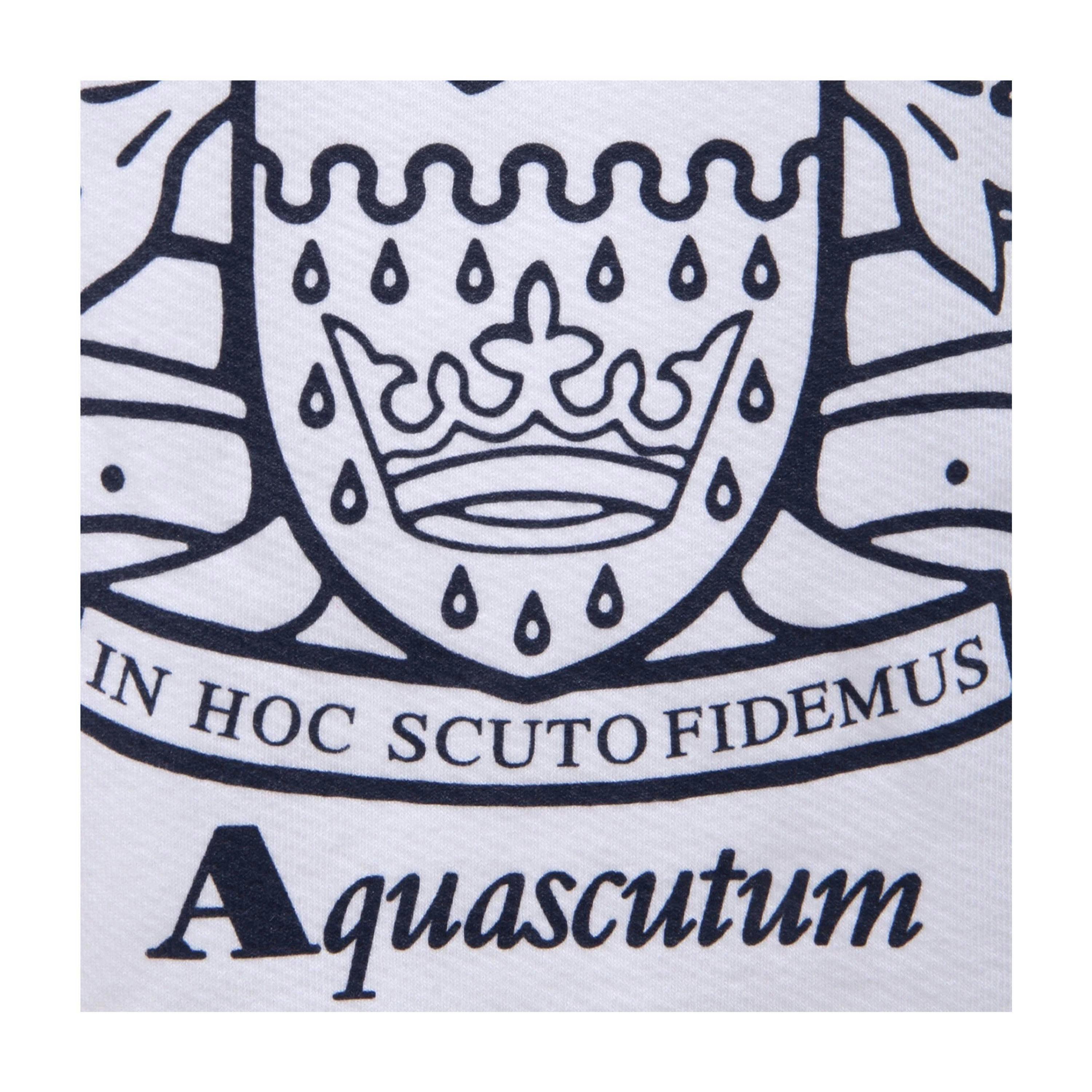 Aquascutum Mens Crest Crew Neck Sweatshirt , view 3 of 4