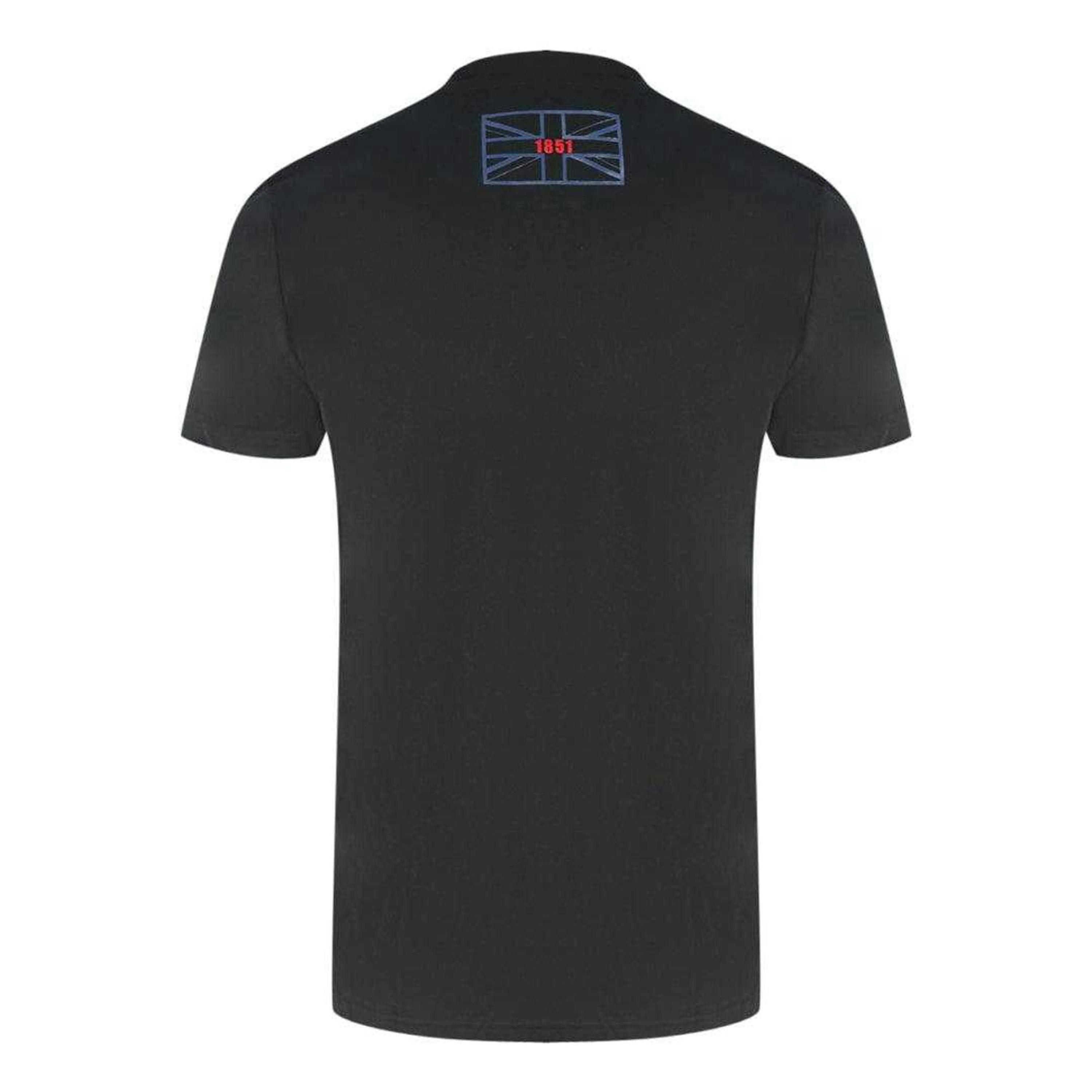 Aquascutum Unisex Adult Script Logo T-Shirt , view 2 of 2