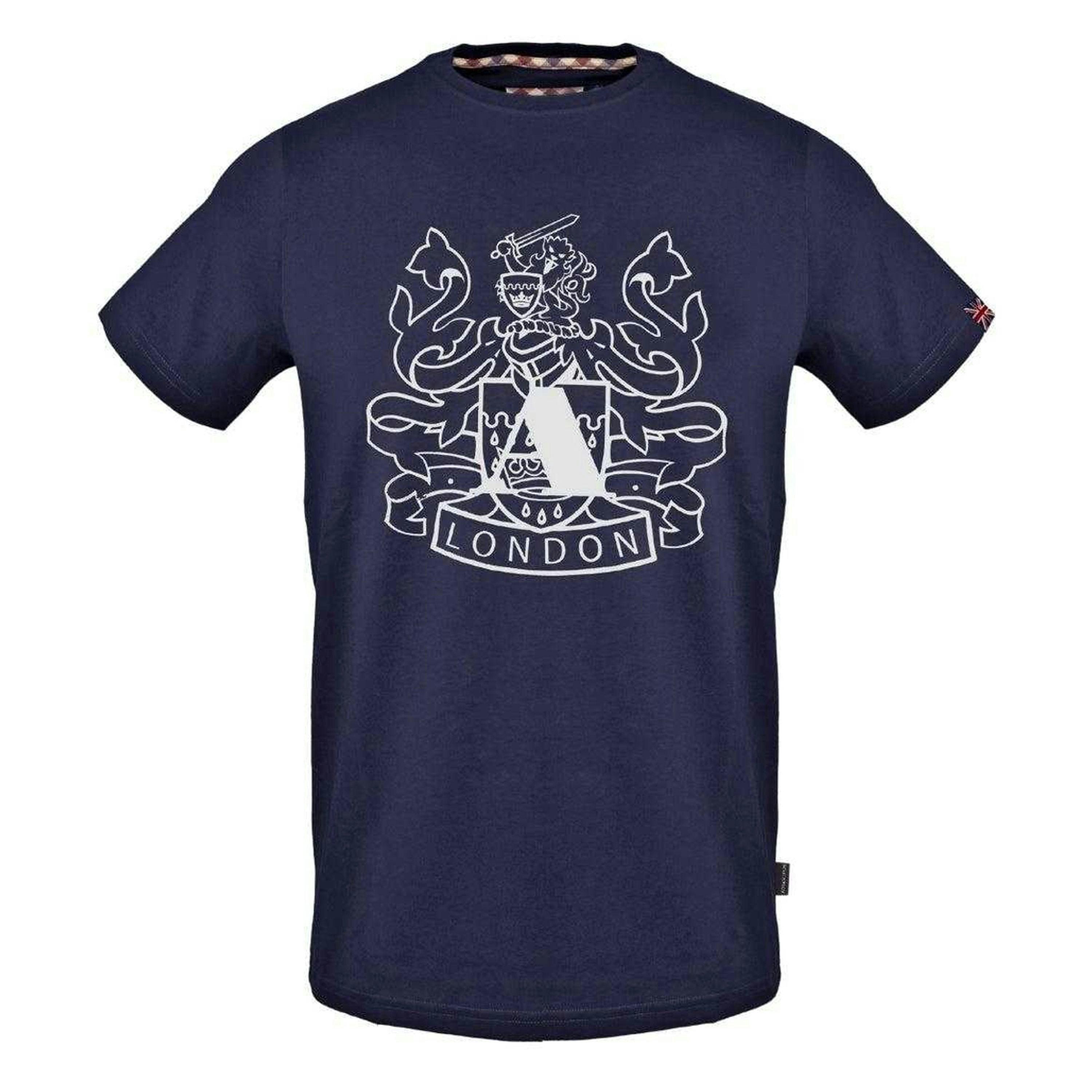 Aquascutum Mens Aldis Shield Logo T-Shirt , view 1 of 1
