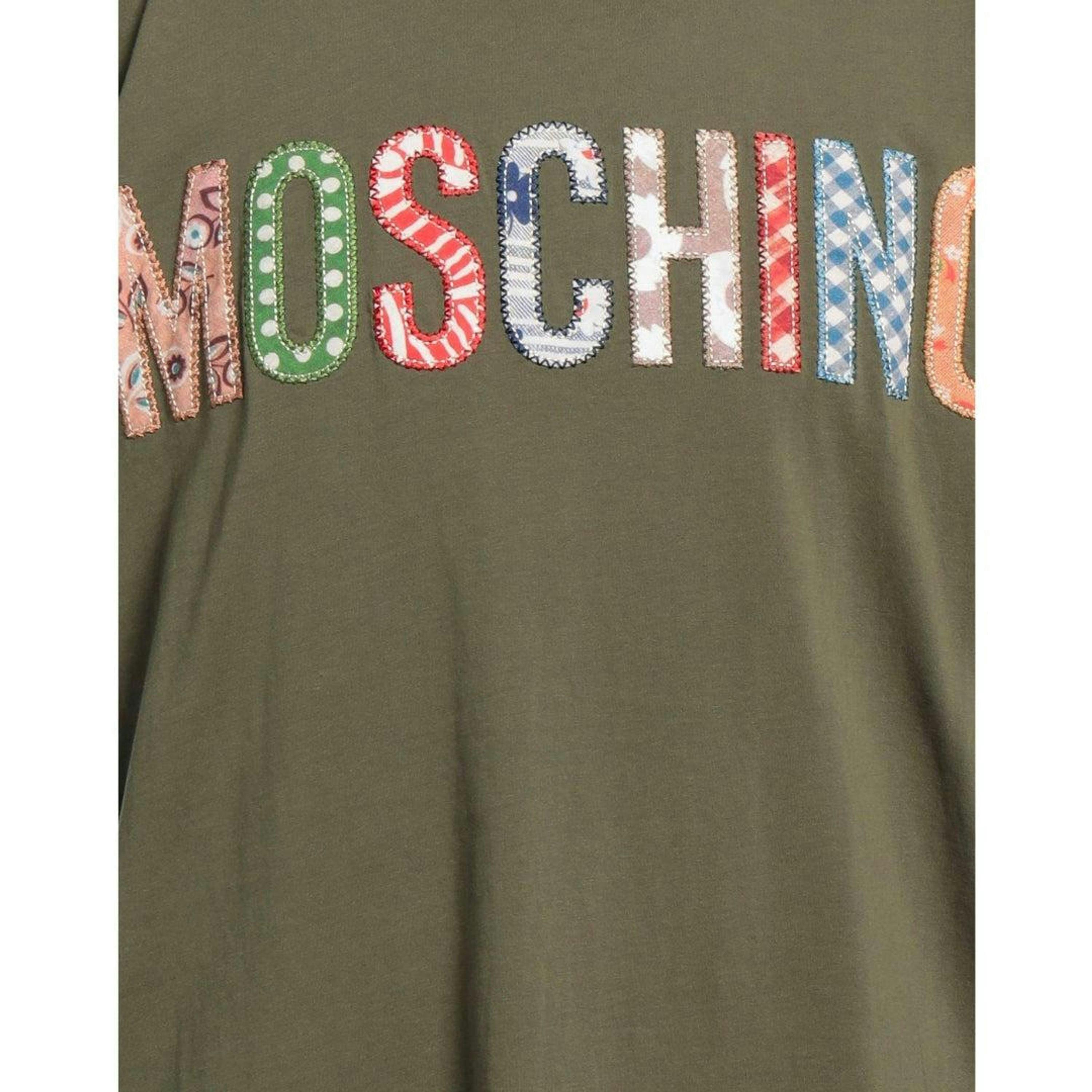 Moschino Mens Embroidered Logo T-Shirt , view 4 of 4